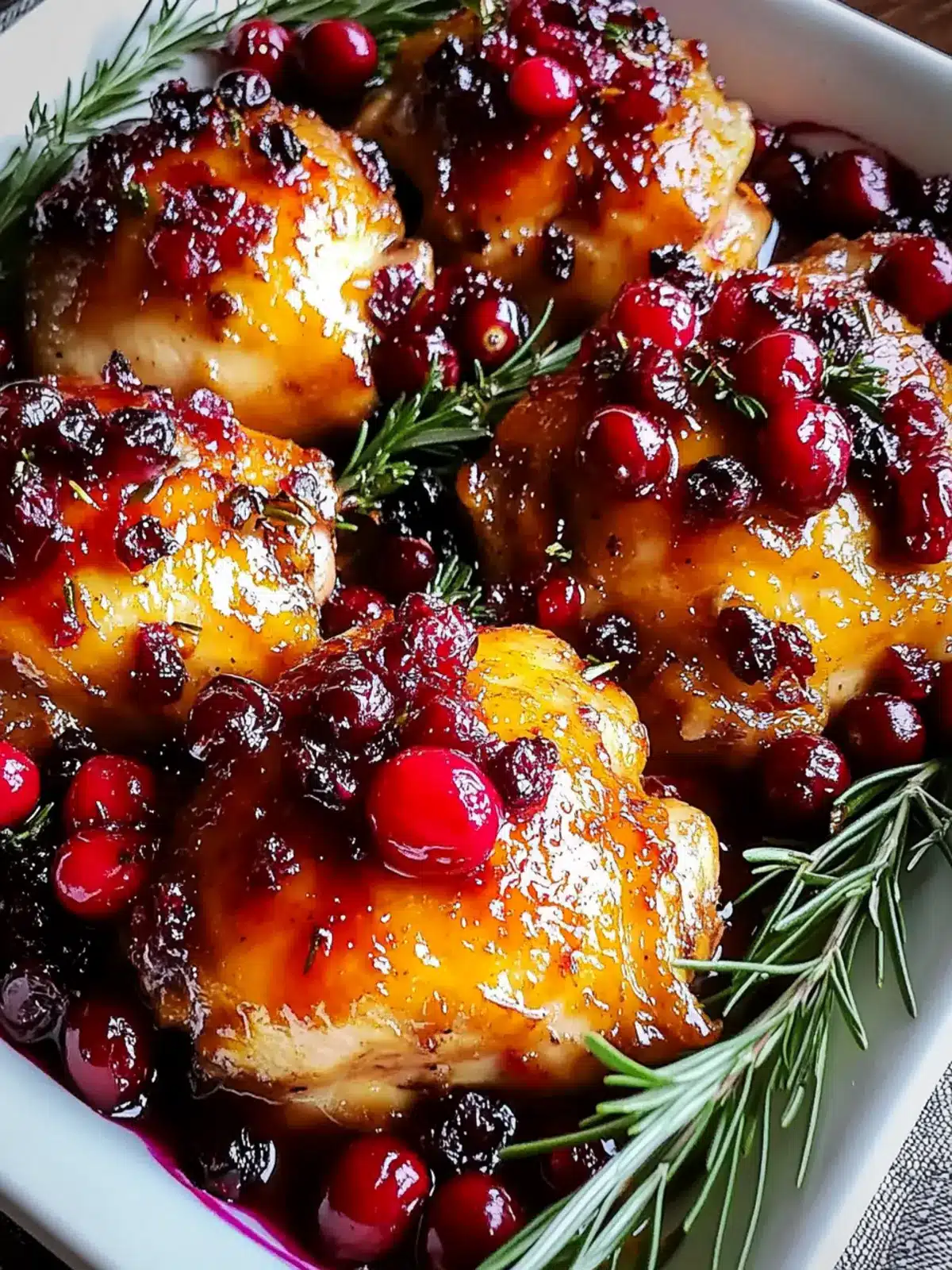 Baked Orange Cranberry Chicken Thighs for a Cozy Feast 3 Baked Orange Cranberry Chicken Thighs