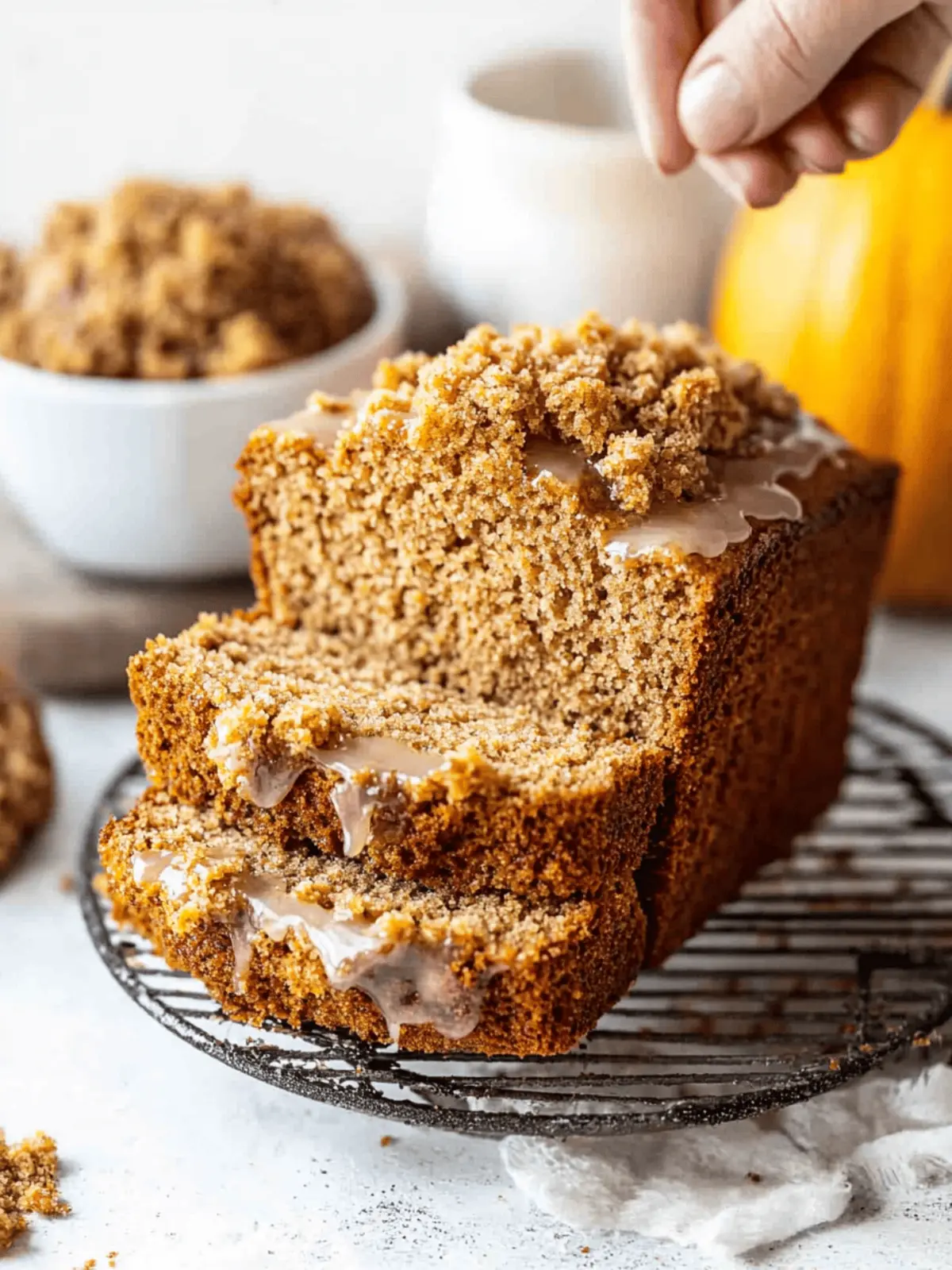 Moist Pumpkin Bread with Maple Glaze You'll Crave This Fall 2 Pumpkin Bread with Maple Glaze
