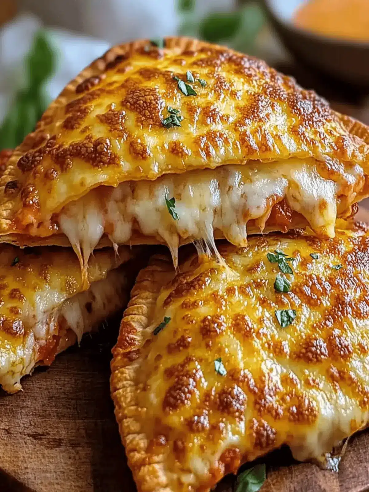 Cheesy Pizza Pockets: Customize Your Dream Snack at Home 3 Cheesy Pizza Pockets