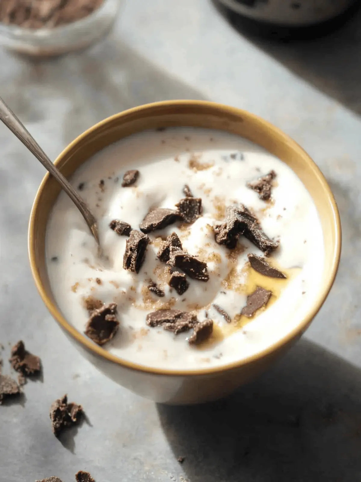 Delicious Cookie Dough Greek Yogurt Ready in 5 Minutes 2 Cookie dough Greek yogurt