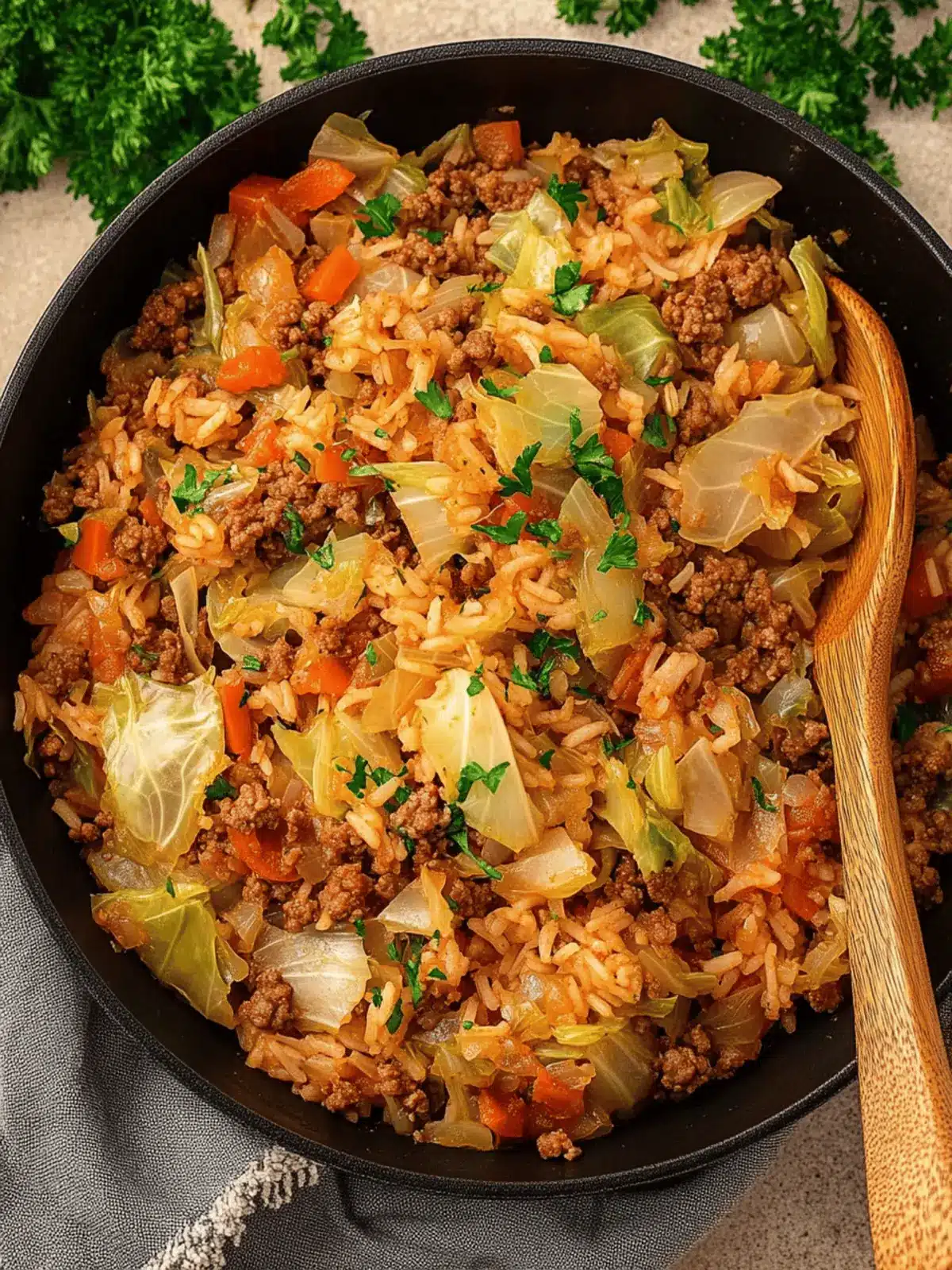 Savor Cabbage Ground Beef and Rice in Just 30 Minutes 3 Cabbage Ground Beef and Rice
