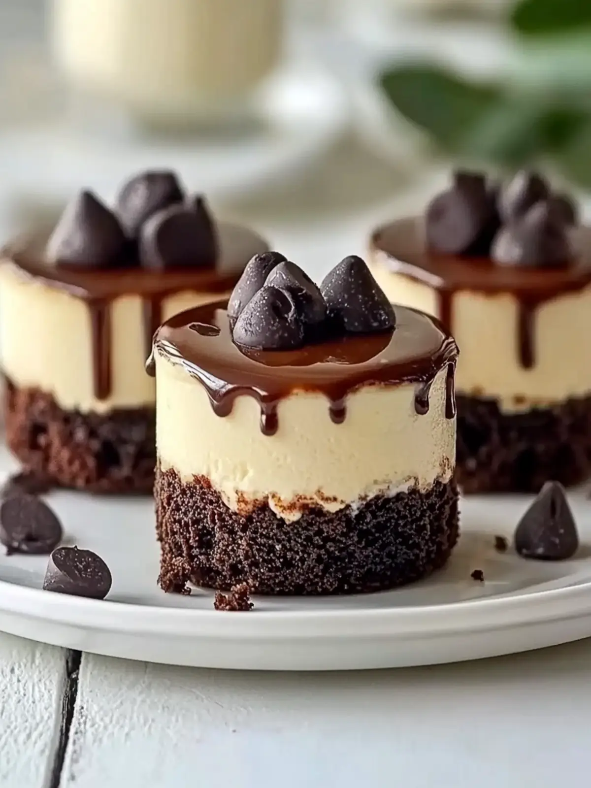 Decadent Brownie Bottom Mini Cheesecakes You ll Love 2 Brownie Bottom Mini Cheesecakes