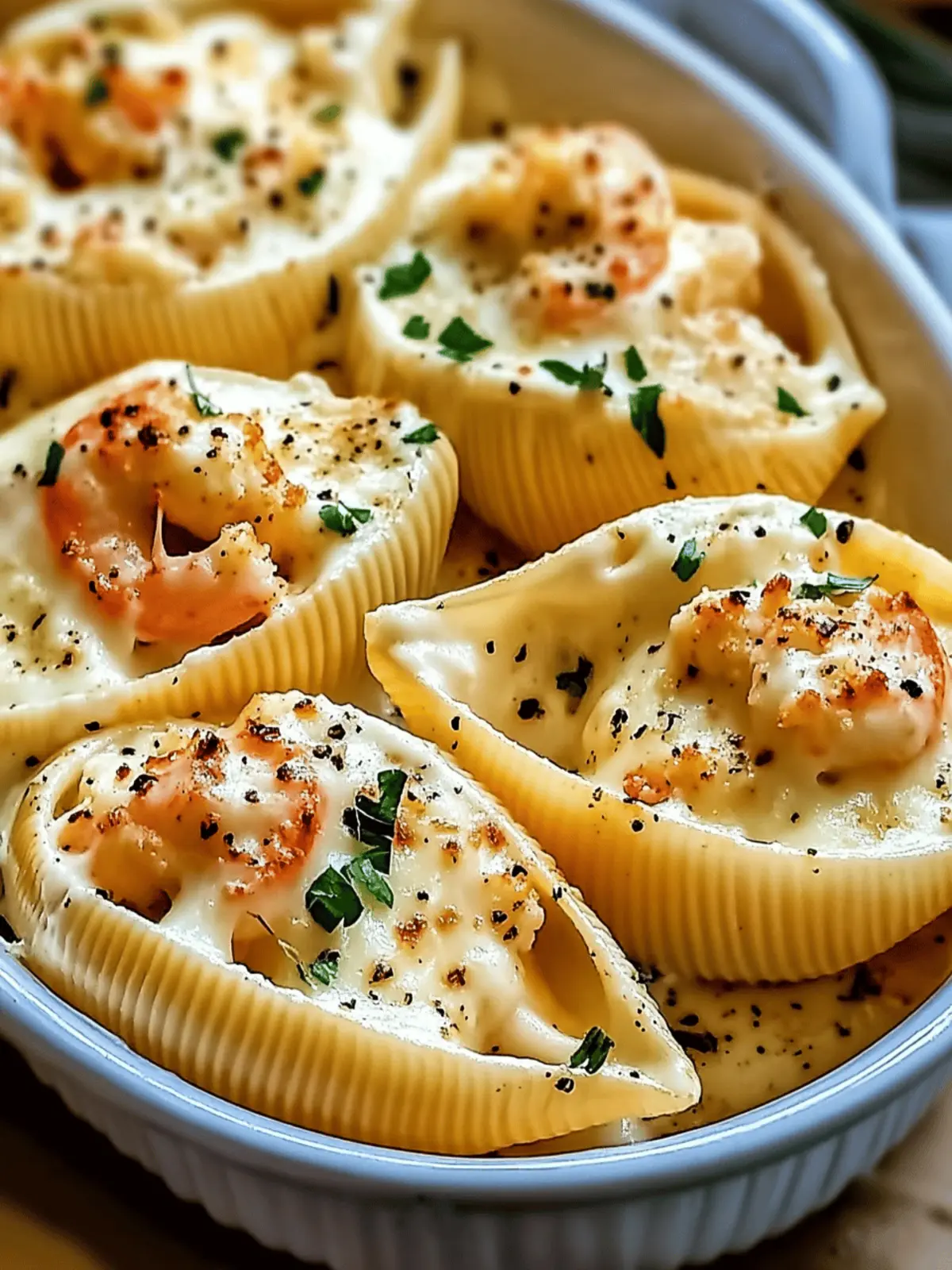 Indulge in Creamy Seafood Stuffed Shells for Ultimate Comfort 2 Creamy Seafood Stuffed Shells