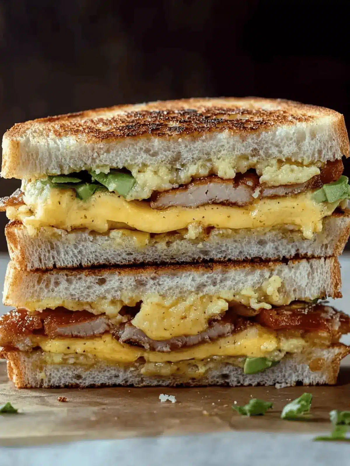 Ultimate Breakfast Club Sandwich: A Morning Delight! 4 Breakfast Club Sandwich