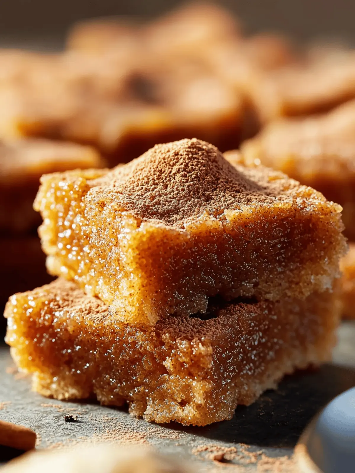 Sweet Honey Cinnamon Dessert Blondies for Cozy Nights 2 Sweet Honey Cinnamon Dessert