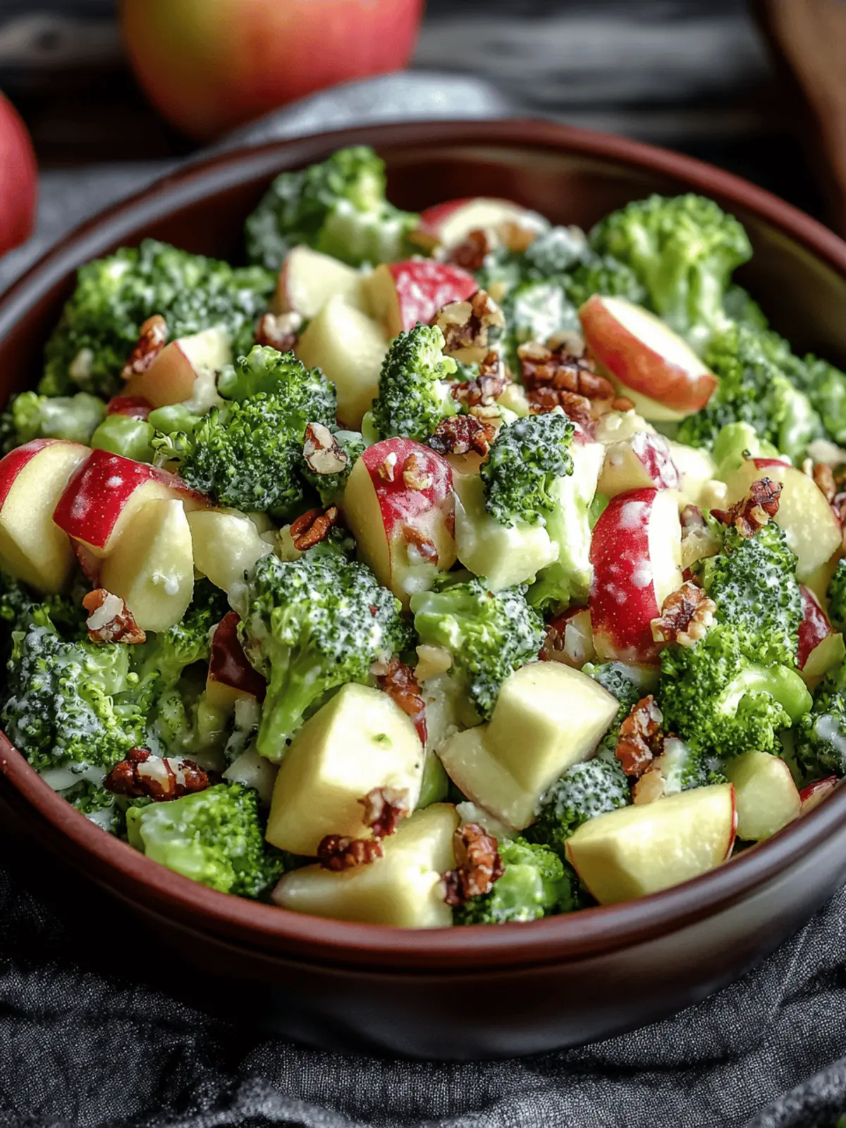 Delicious Honeycrisp Apple Broccoli Salad for Refreshing Crunch 4 Honeycrisp Apple Broccoli Salad