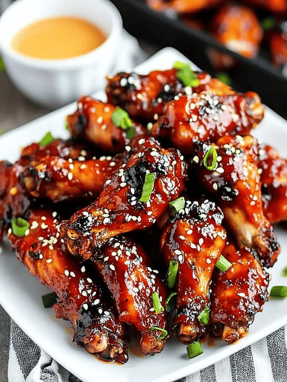 Crispy Korean BBQ Chicken Wings You'll Crave for Game Day 4 Crispy Korean BBQ Chicken Wings