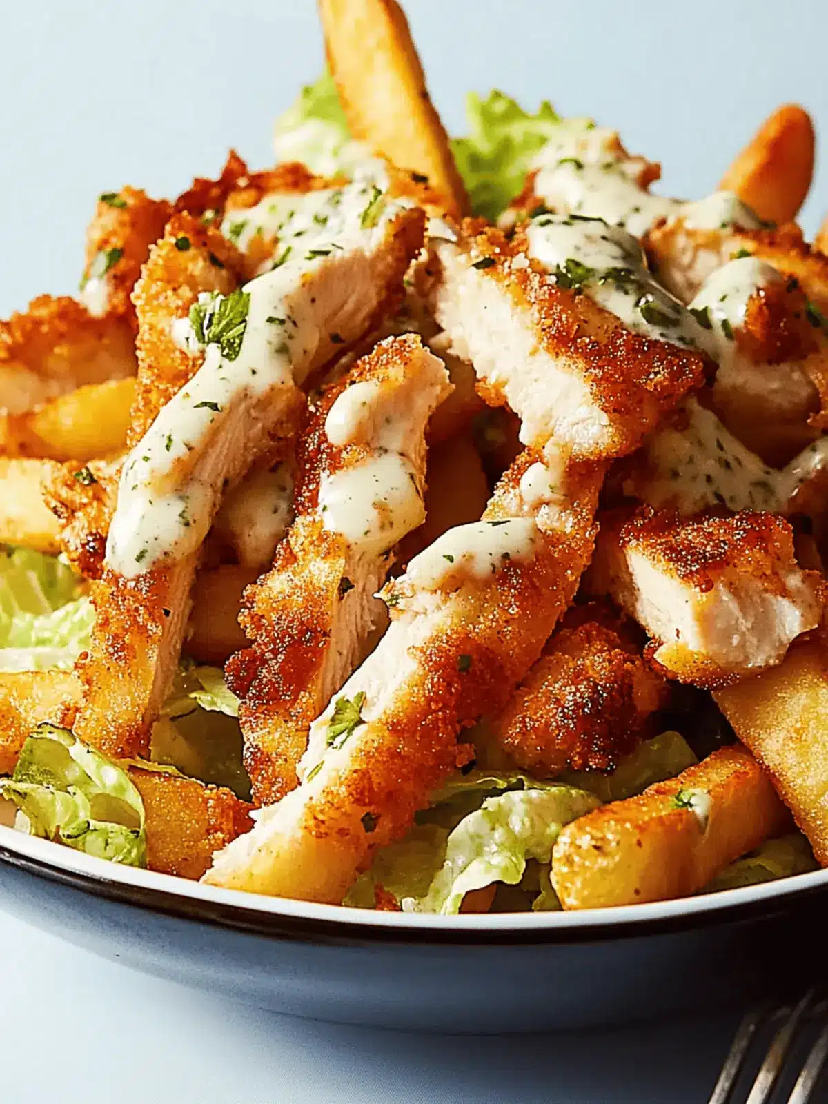 Savory Chicken Caesar Fries That Will Change Your Dinner Game 2 Chicken Caesar Fries