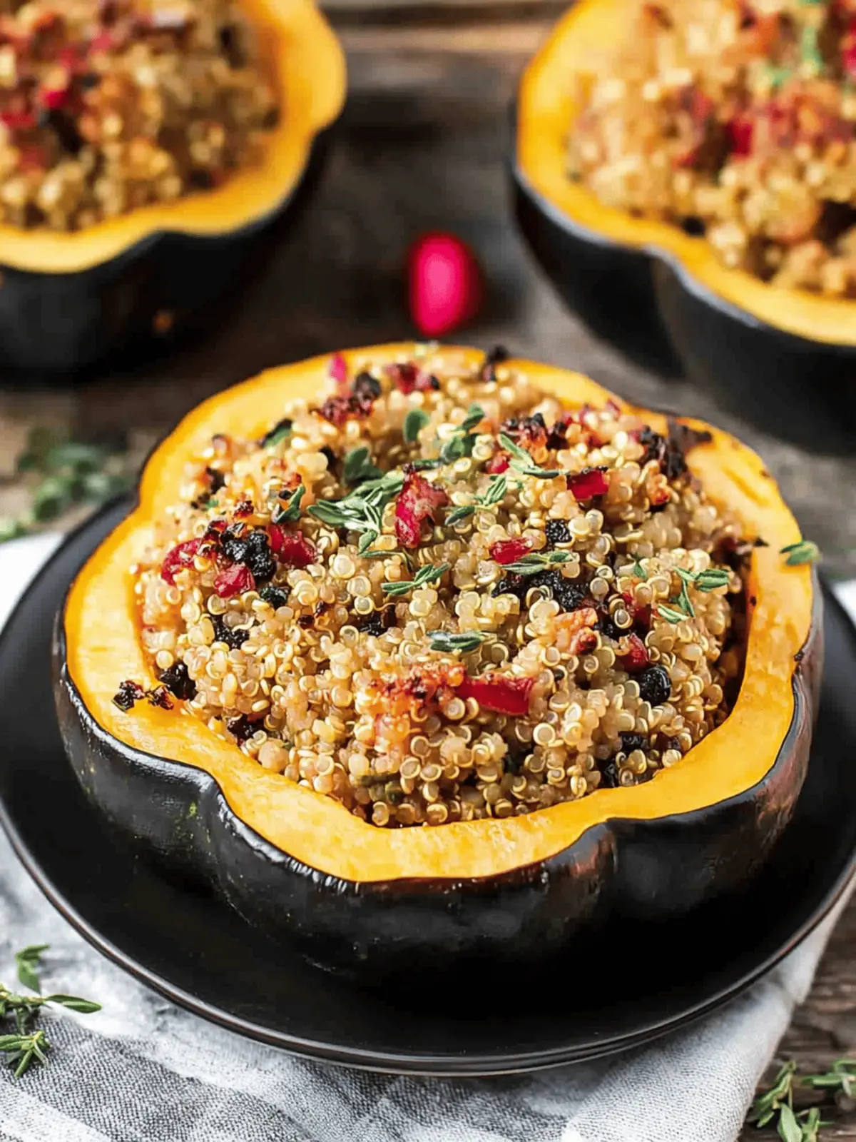 Quinoa Stuffed Acorn Squash: Your New Autumn Favorite Recipe 2 Quinoa Stuffed Acorn Squash