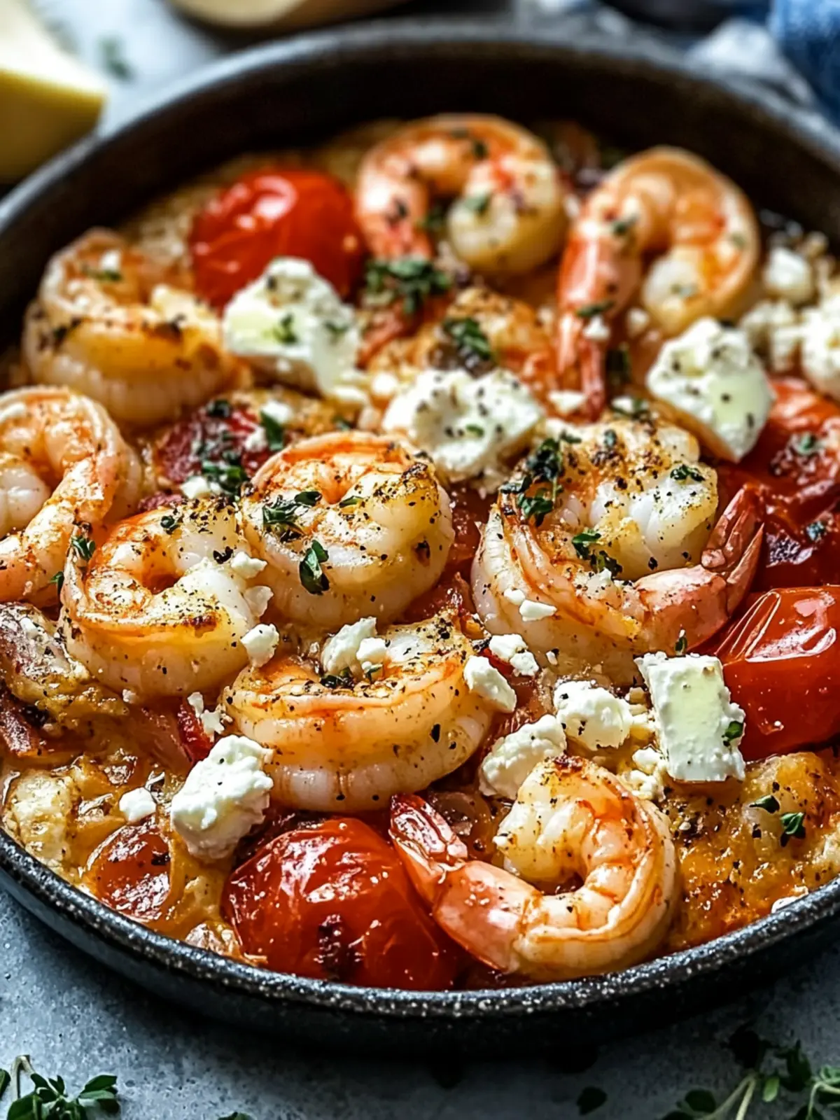 Mediterranean Shrimp & Feta: Quick, Flavor-Packed Delight 2 Mediterranean Shrimp & Feta