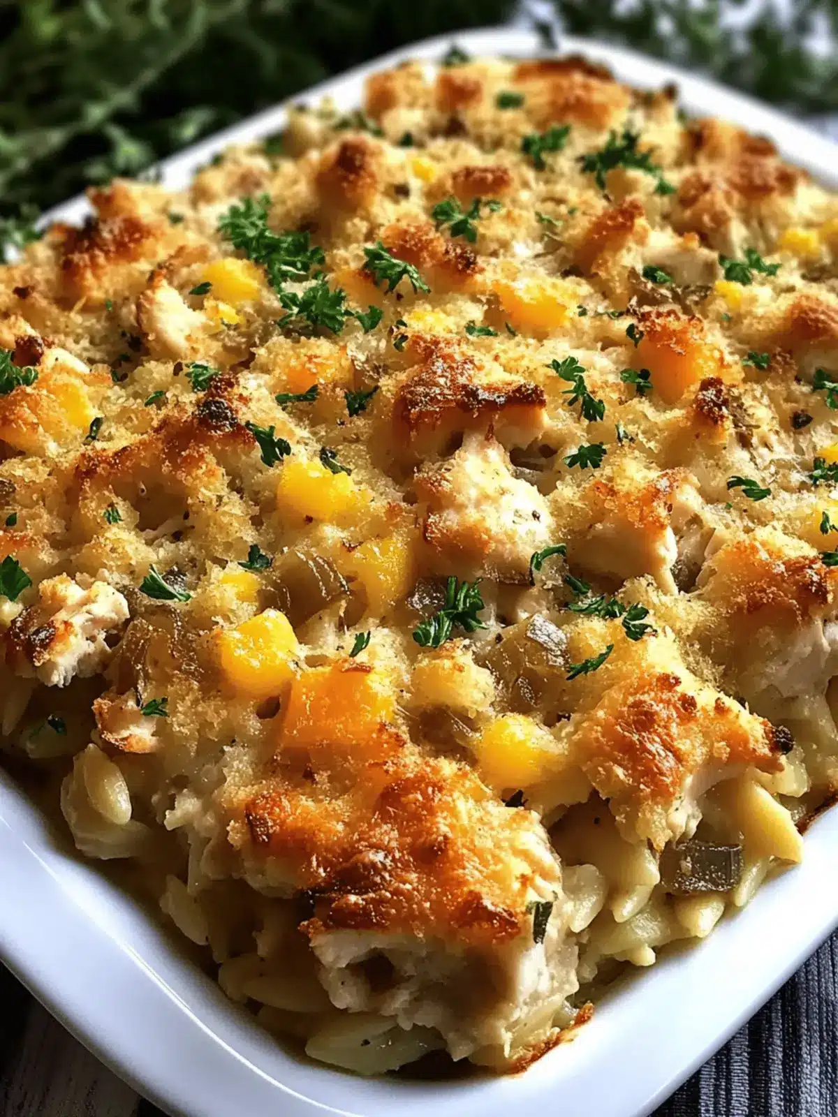 Savory French Onion Chicken Orzo Casserole You ll Crave 2 French Onion Chicken Orzo Casserole
