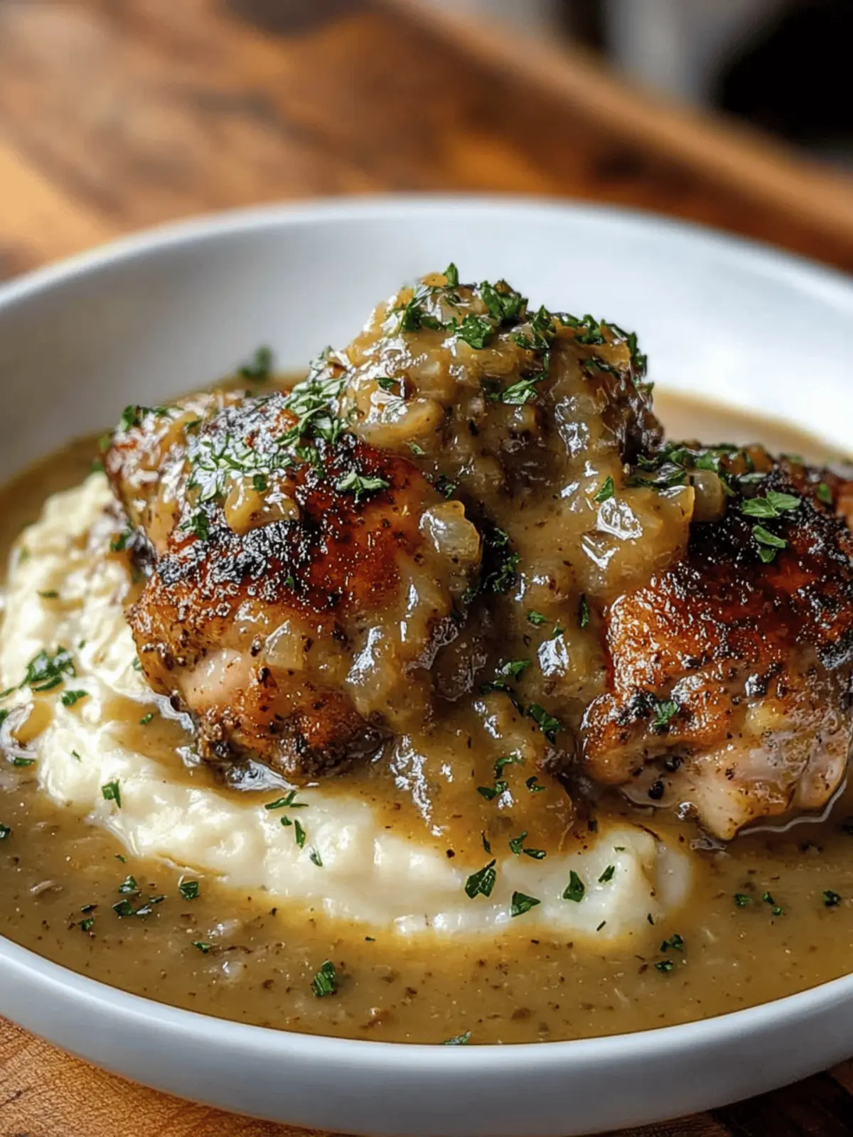 Smothered Chicken Thighs Gravy for Ultimate Comfort Food Bliss 3 Smothered Chicken Thighs Gravy