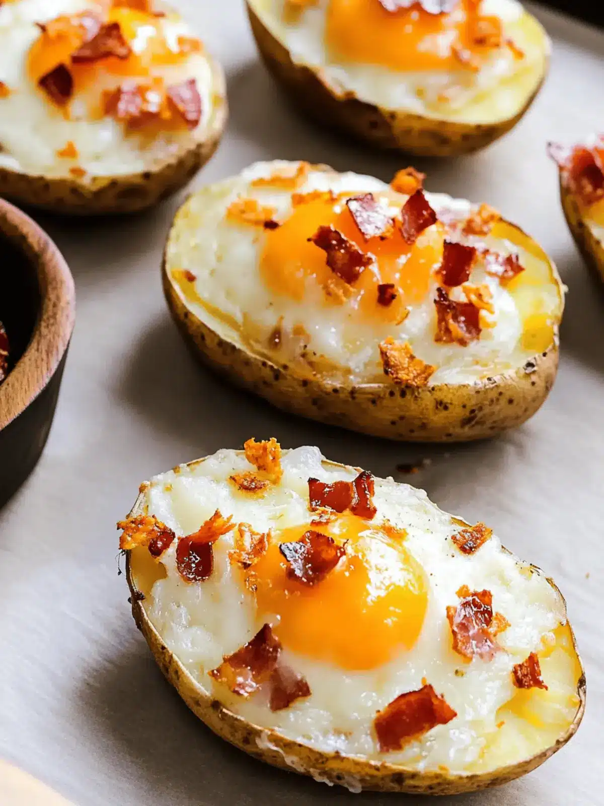 Twice Baked Loaded Breakfast Potatoes for a Cozy Morning! 2 Twice Baked Loaded Breakfast Potatoes