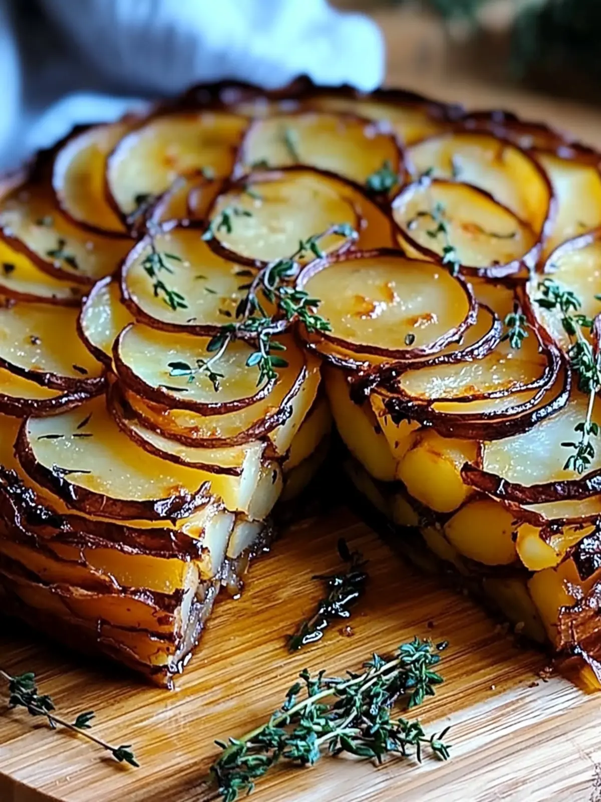 Crispy Balsamic-Thyme Potato Torte: Irresistibly Easy Elegance 4 Crispy Balsamic-Thyme Potato Torte