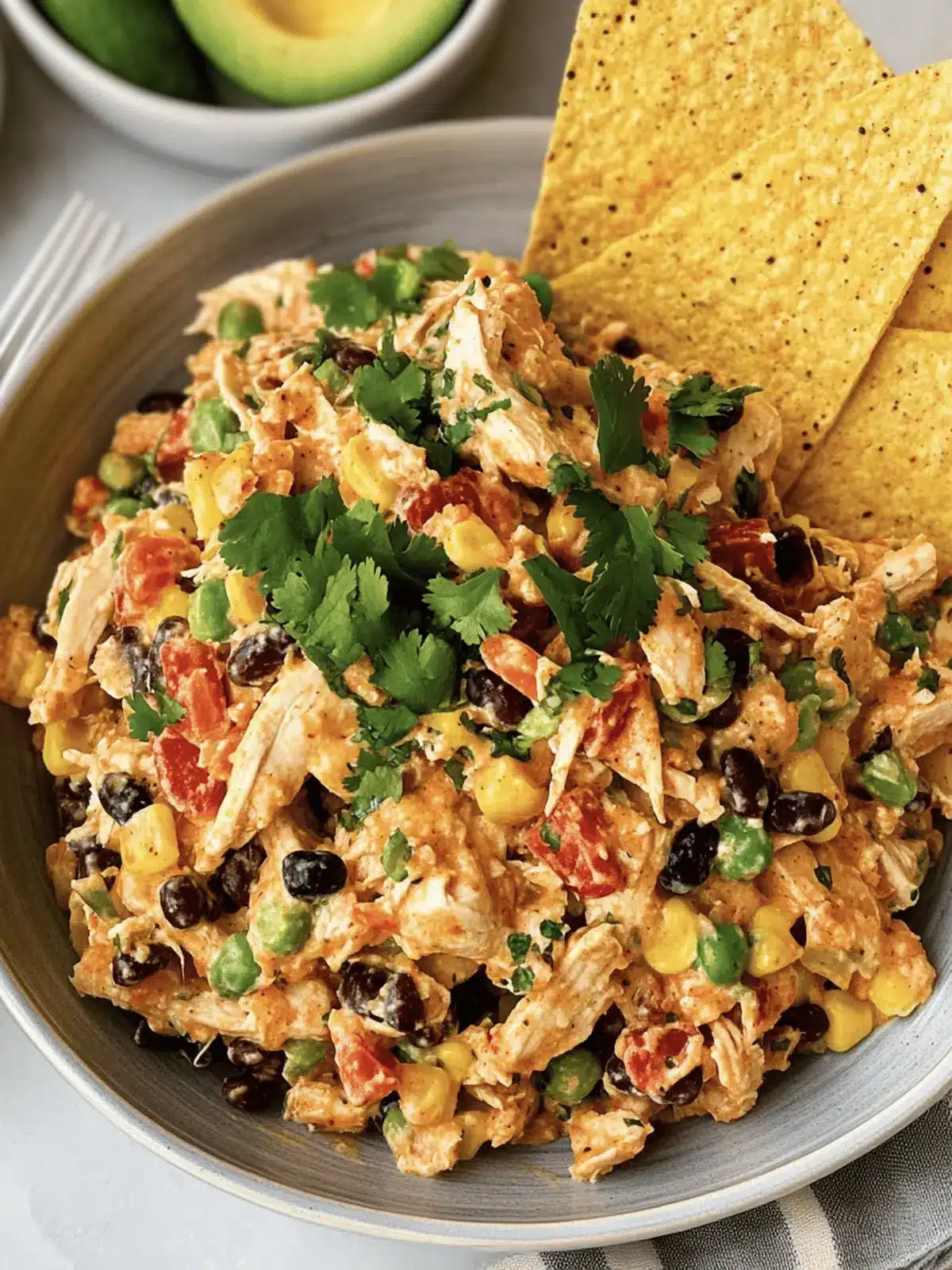 High Protein Southwest Chicken Salad with Greek Yogurt Magic 2 High Protein Southwest Chicken Salad