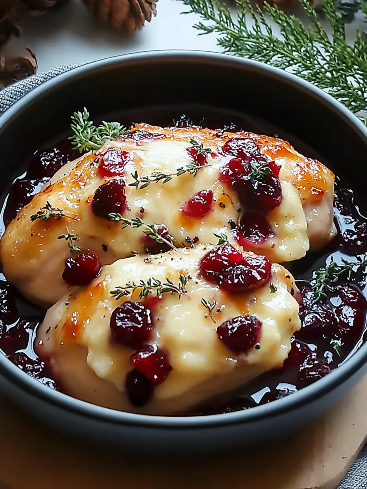 Cranberry Brie Stuffed Chicken for a Showstopping Dinner 2 Cranberry Brie Stuffed Chicken
