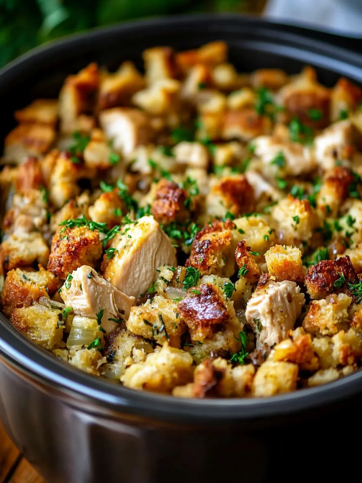 Comforting Crock Pot Chicken and Stuffing Dinner for Busy Nights 4 Crock Pot Chicken and Stuffing Dinner