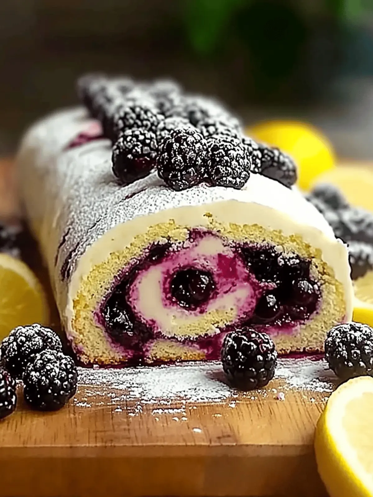 Lemon and Blackberry Cake Roll for a Refreshing Summer Treat 3 Lemon and Blackberry Cake Roll