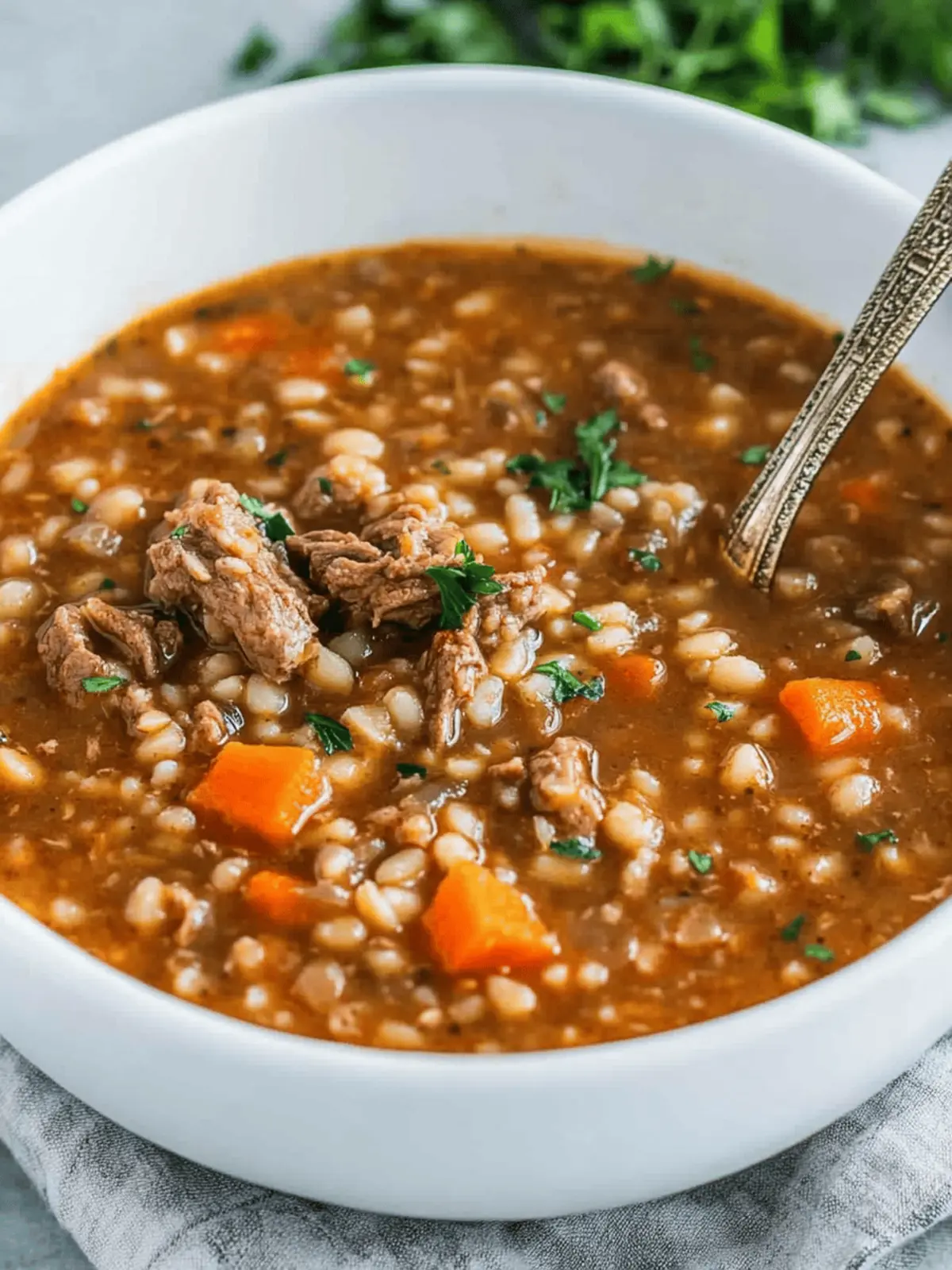 Hearty Beef Barley Soup for Ultimate Cozy Comfort 2 Beef Barley Soup
