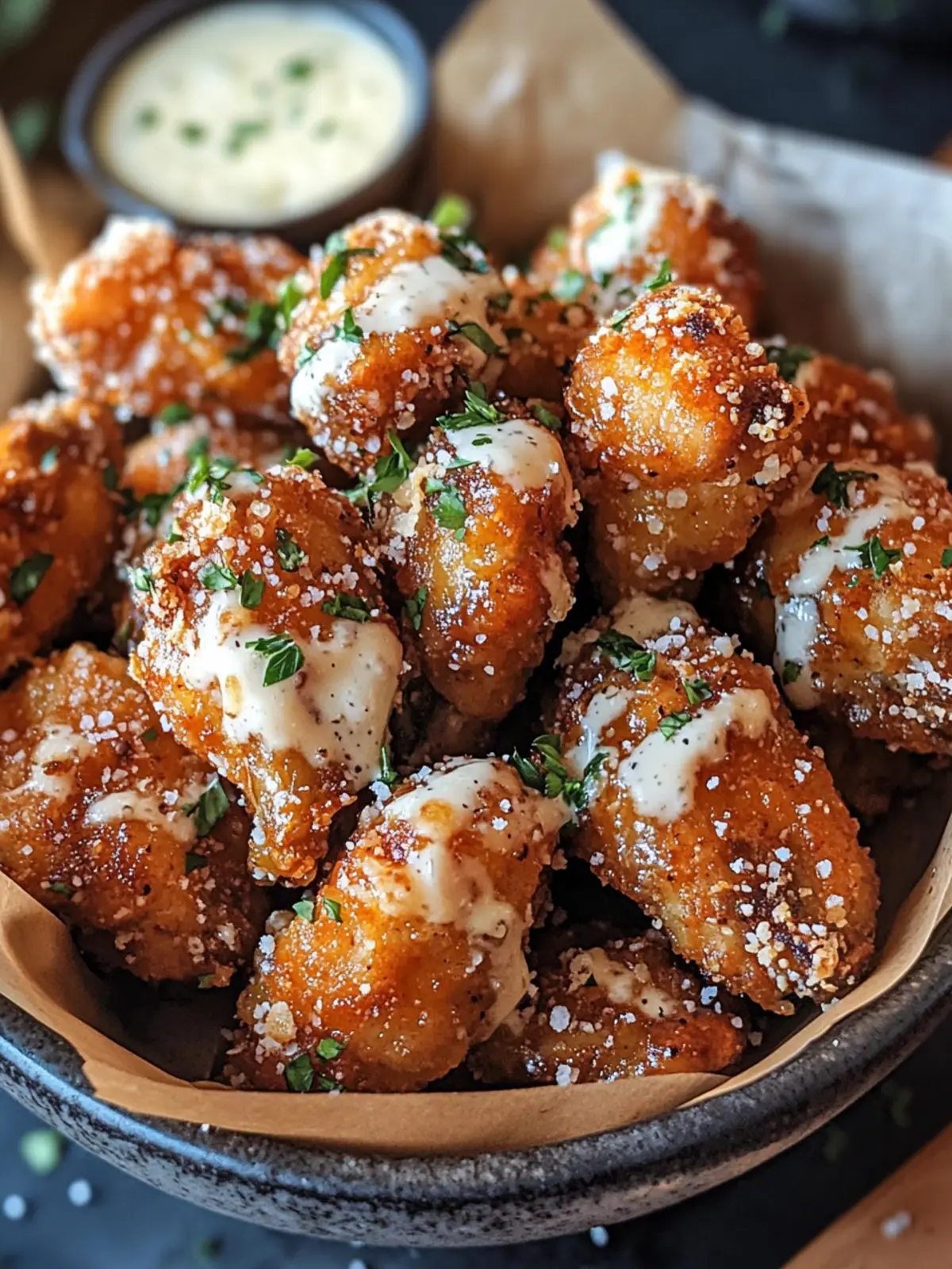 Crispy Baked Garlic Parmesan Boneless Wings You ll Crave Daily 2 Crispy Baked Garlic Parmesan Boneless Wings