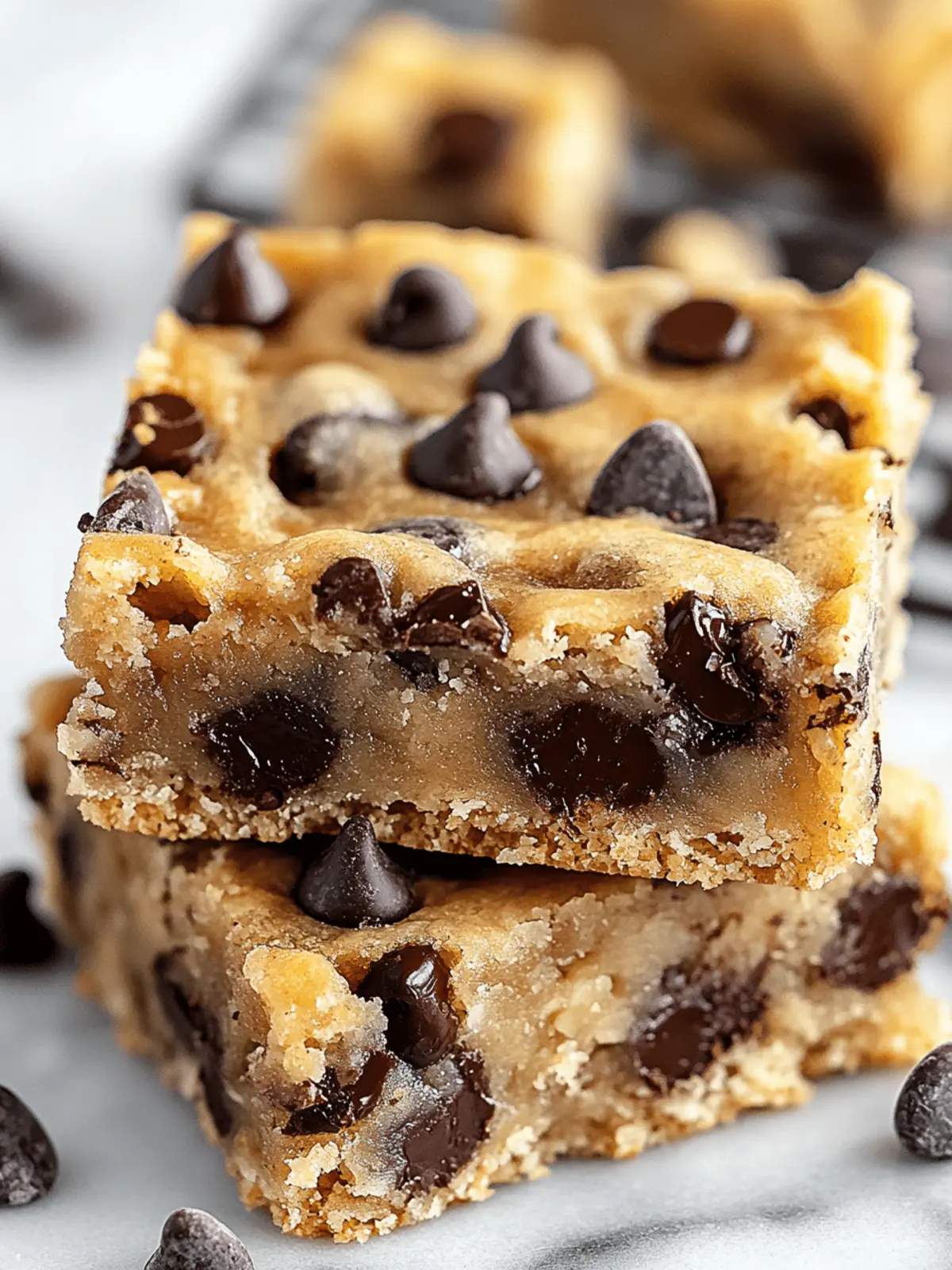 Banana Chocolate Chip Bars: Sweet, Gooey, and Totally Irresistible 4 Banana Chocolate Chip Bars
