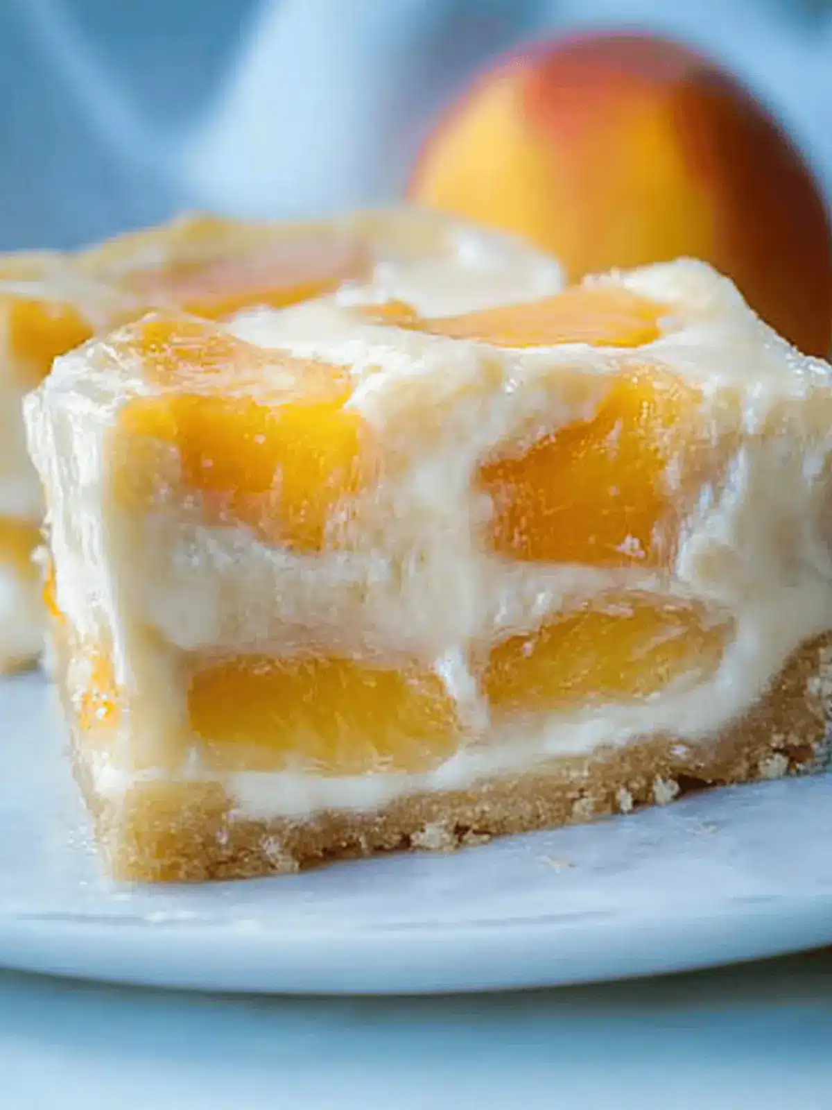 Irresistible Peaches and Cream Cheesecake Bars Recipe 2 Peaches and Cream Cheesecake Bars