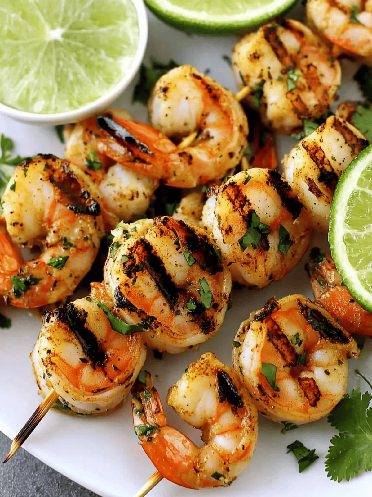 Grilled Lime Cilantro Shrimp Skewers That Will Wow Your Summer 3 Grilled Lime Cilantro Shrimp Skewers
