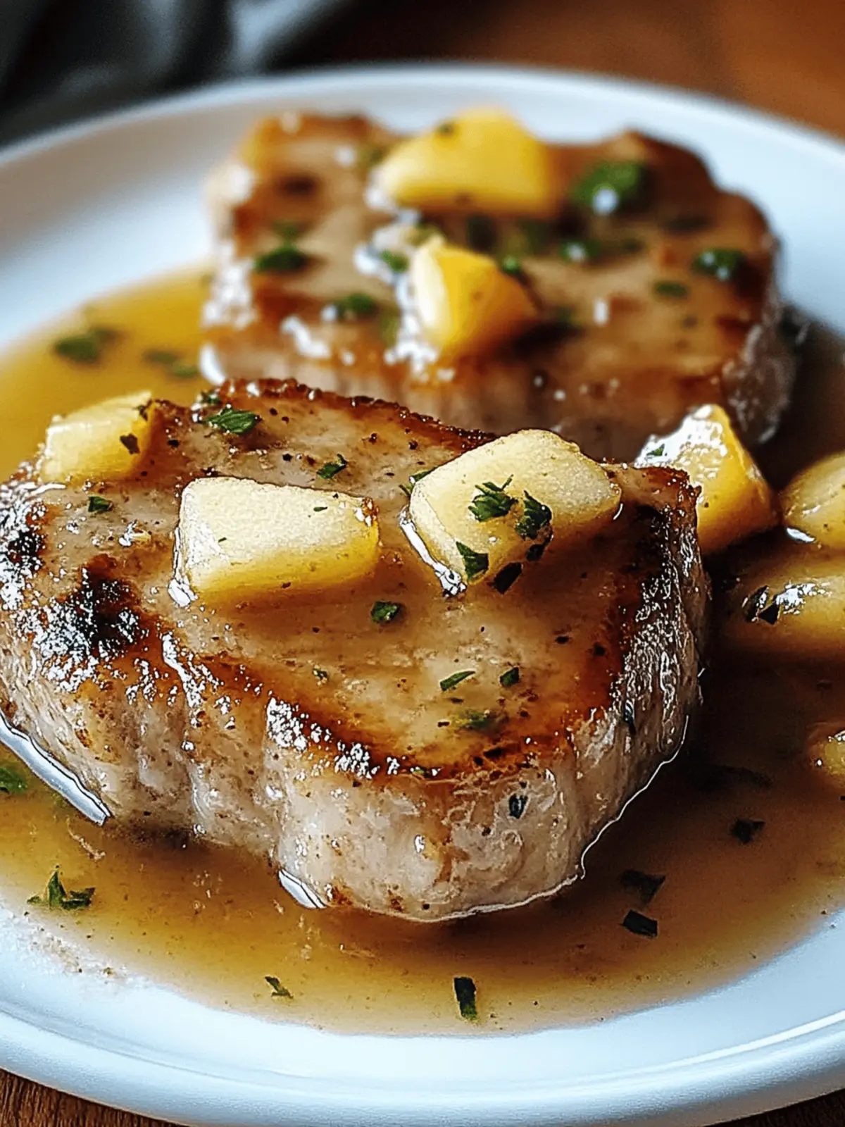 Delicious Juicy Pork Chops with Apple Sauce Ready in 30 Minutes 3 Juicy Pork Chops with Apple Sauce