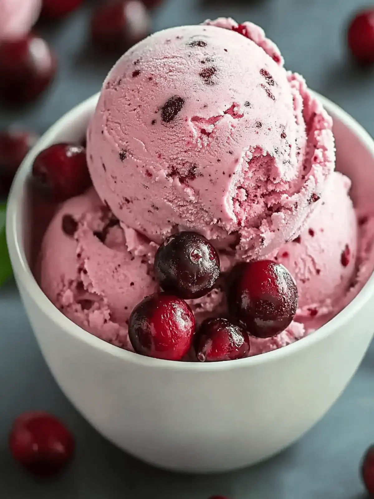 Creamy Cranberry Ice Cream Recipe for a Festive Treat 2 Cranberry Ice Cream Recipe