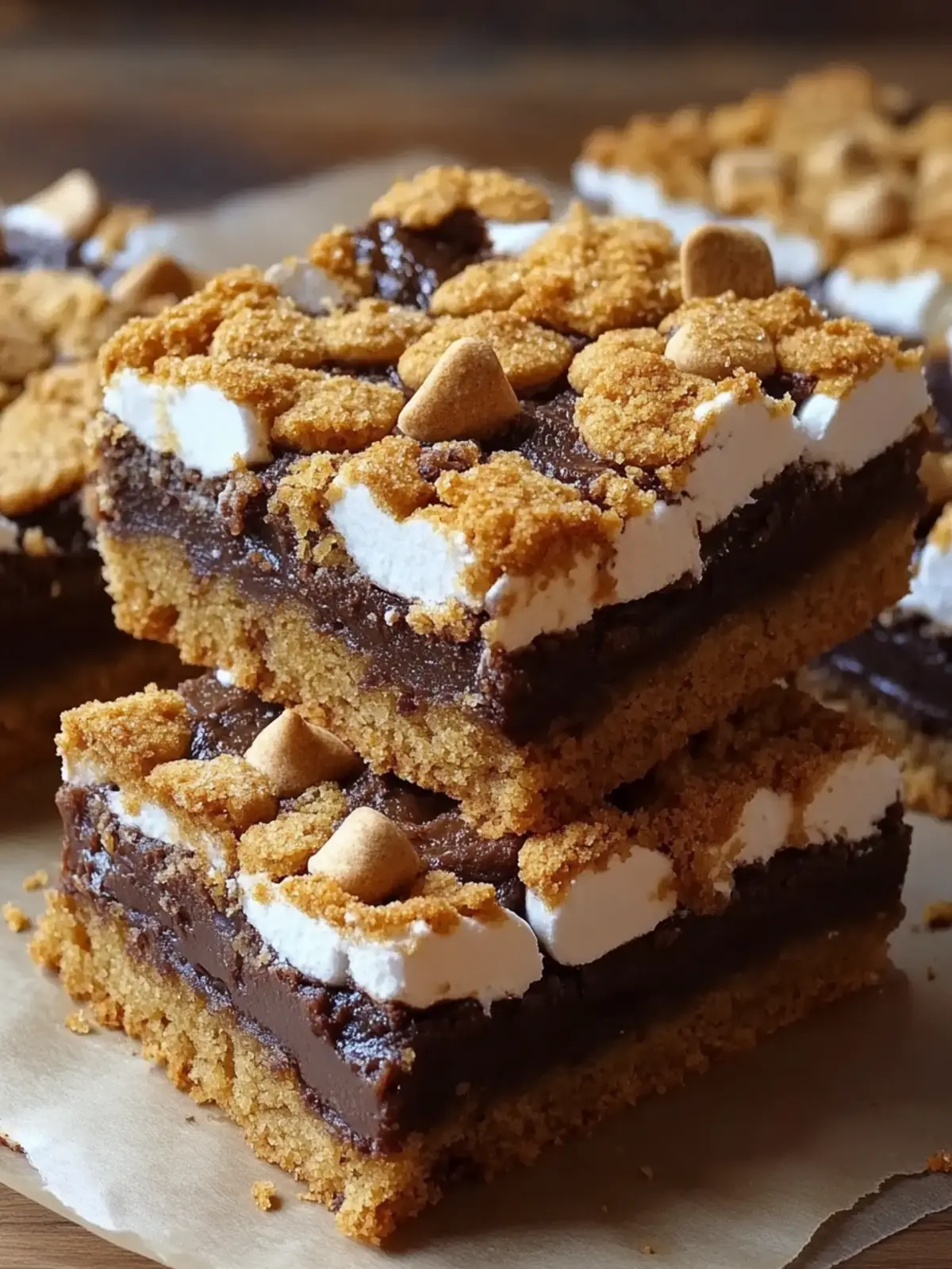 Smores Gingerbread Cookie Bars: Cozy Flavor in Every Bite 2 Smores Gingerbread Cookie Bars