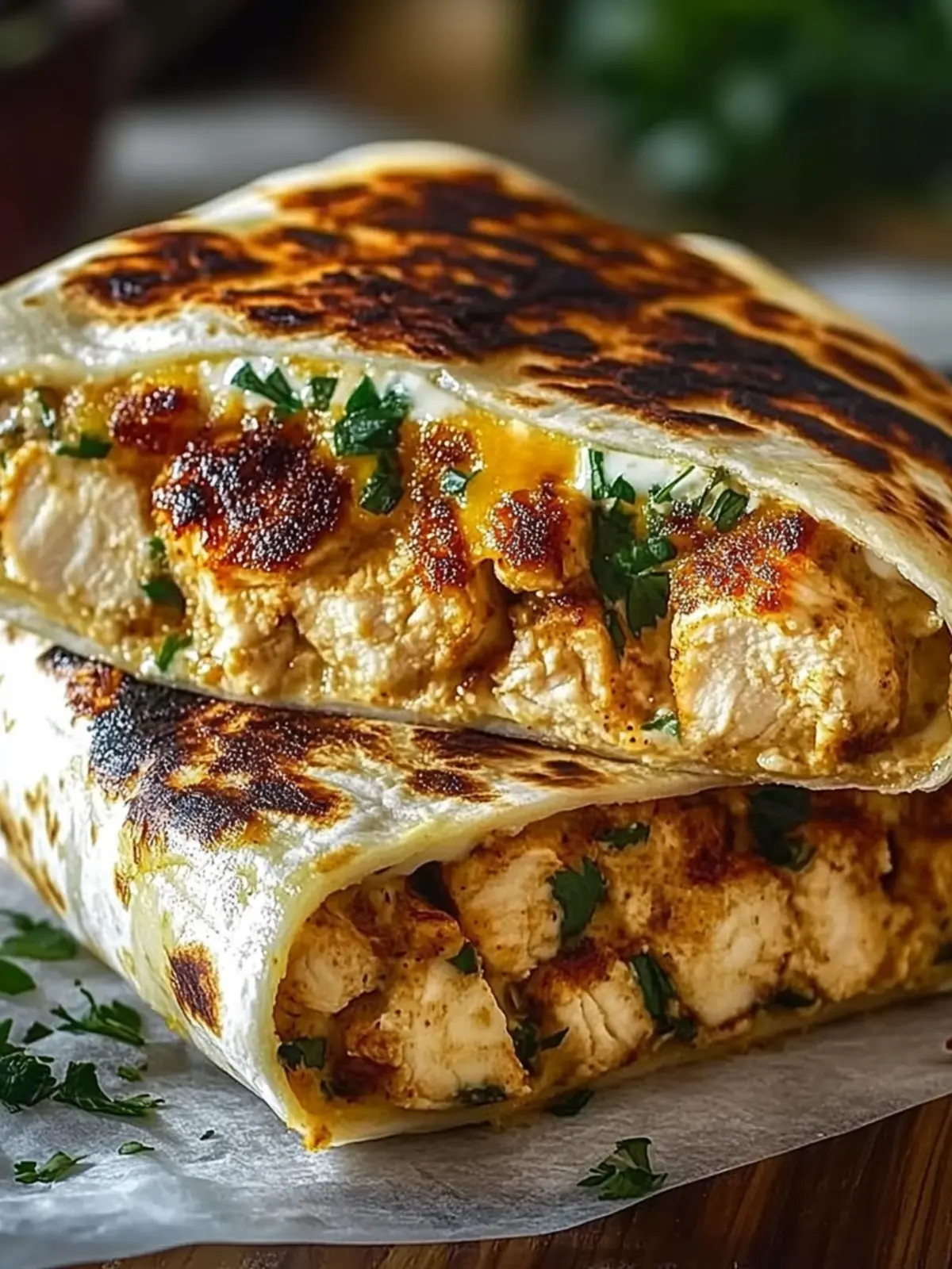 Irresistible Crispy Parmesan Garlic Chicken Burritos You ll Love 2 Crispy Parmesan Garlic Chicken Burritos