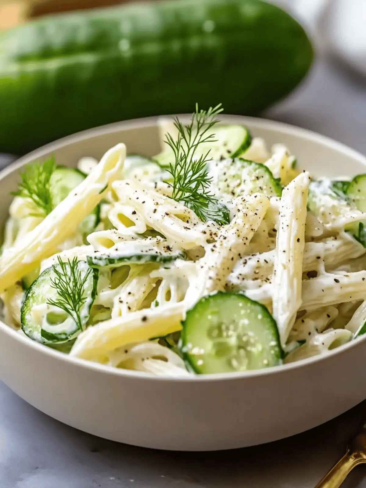 Delicious Healthy Cucumber Pasta Salad for Effortless Summer Meals 3 Healthy Cucumber Pasta Salad