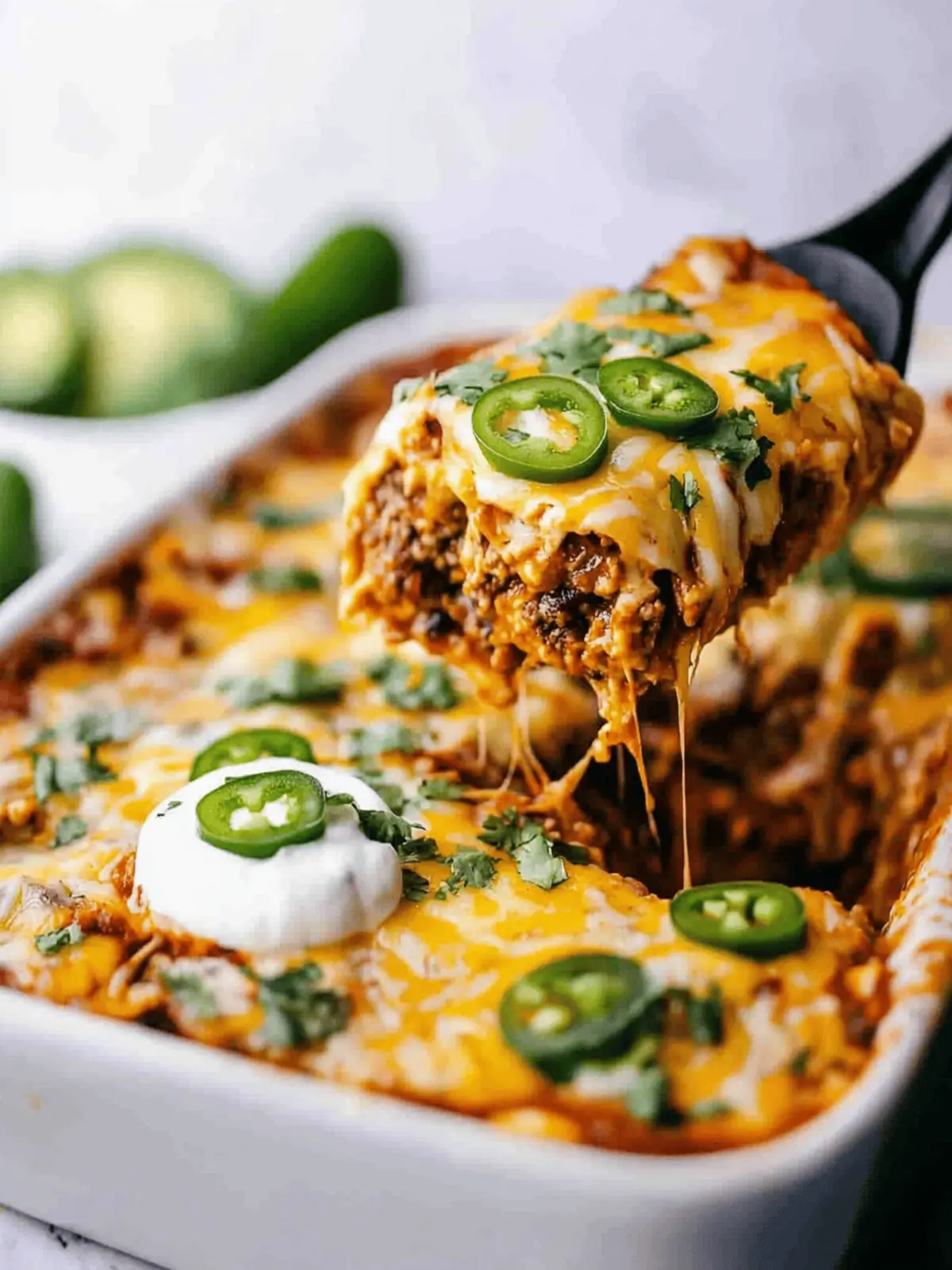 Savory Beef Enchilada Casserole for Easy Family Dinners 4 Beef Enchilada Casserole