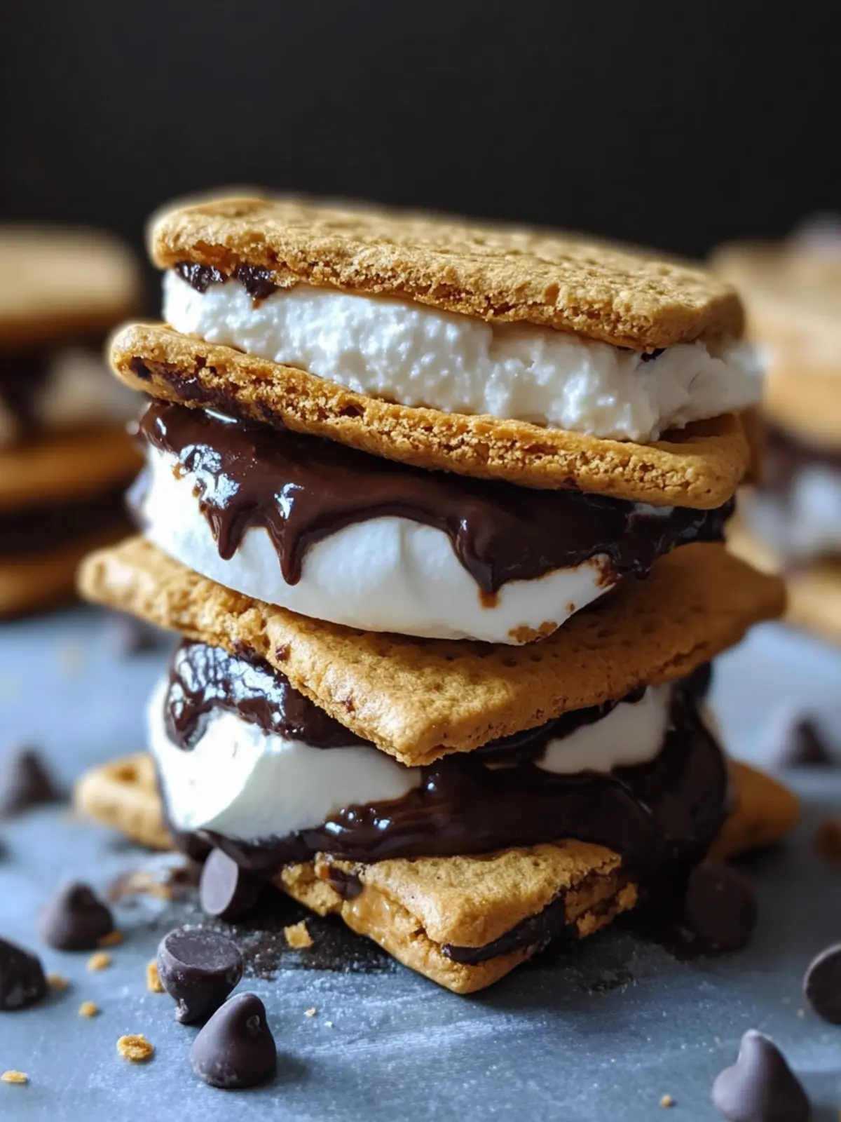 Peanut Butter Choc Chip S'mores for Quick Sweet Cravings 4 Peanut Butter Choc Chip S mores