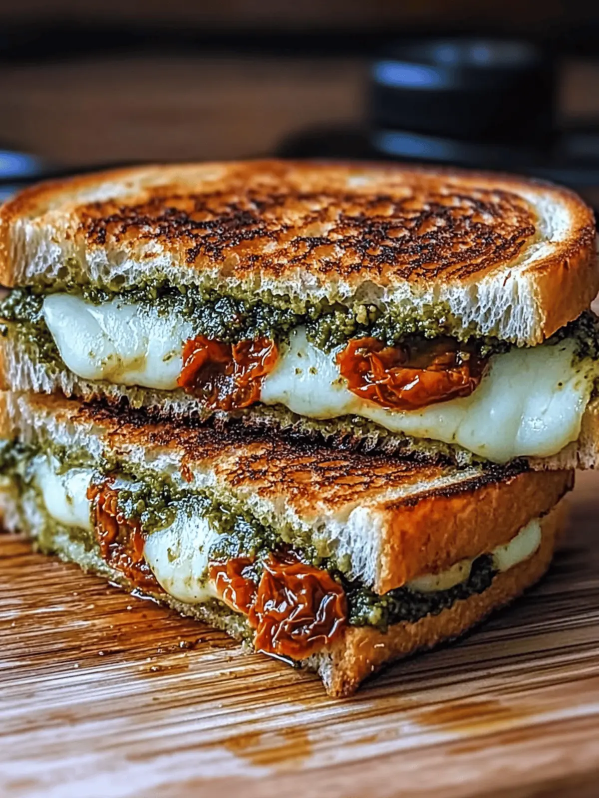 Sun-Dried Tomato Pesto Grilled Cheese: Your New Comfort Food 2 Sun-Dried Tomato Pesto Grilled Cheese