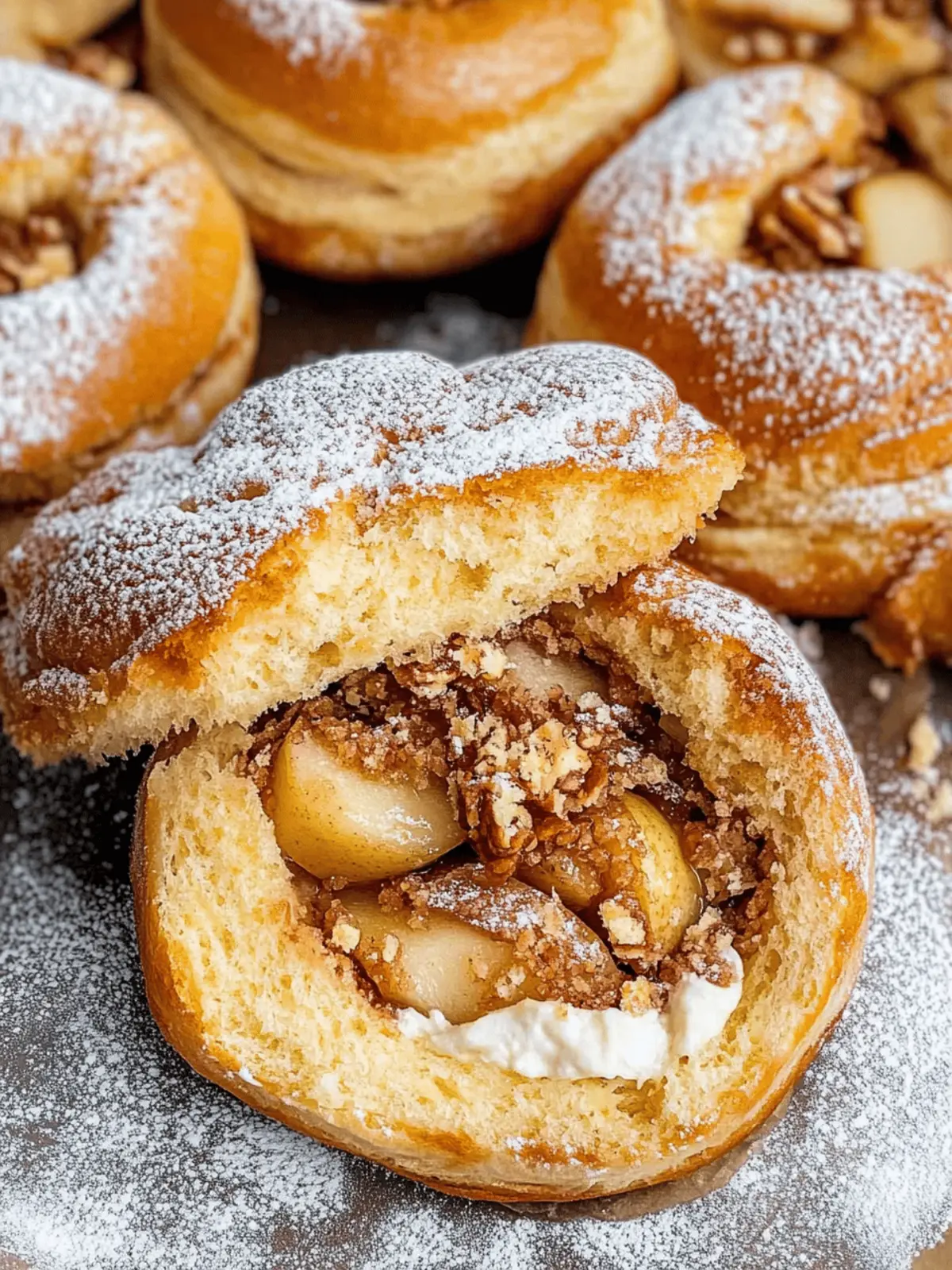 Irresistible Apple Cheesecake Brioche Buns for Cozy Mornings 3 Apple Cheesecake Brioche Buns