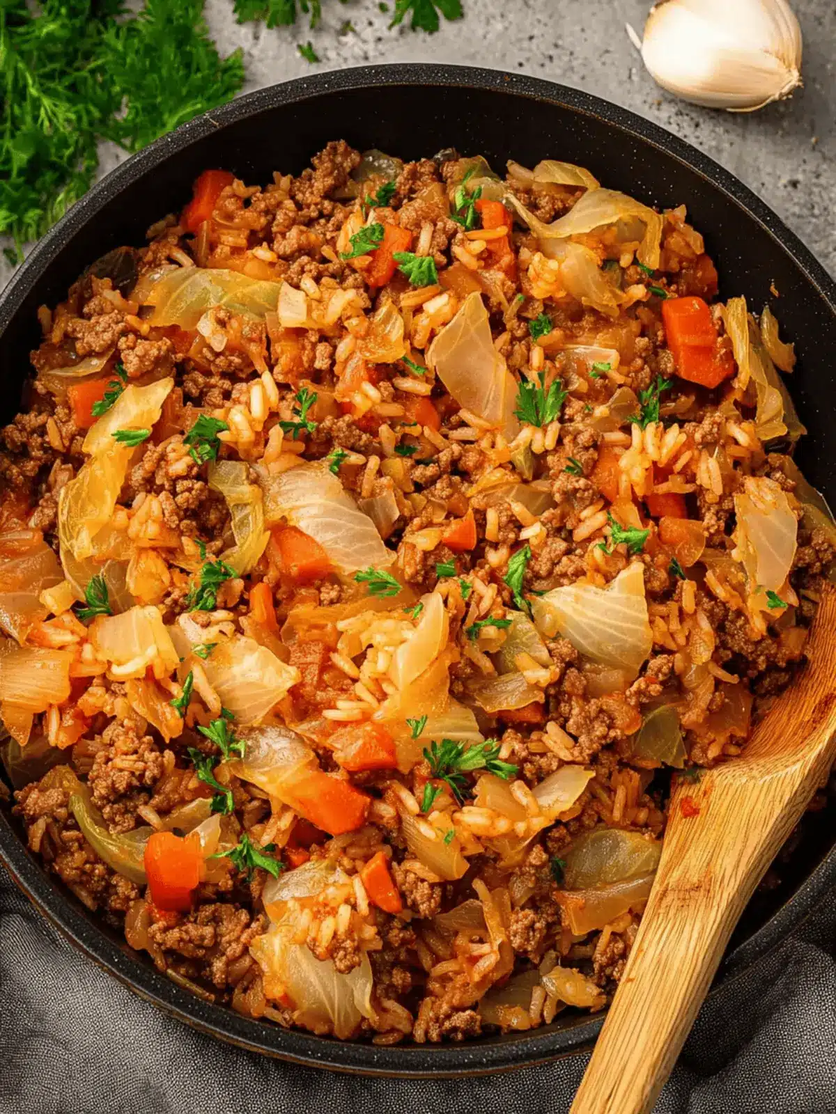 Savor Cabbage Ground Beef and Rice in Just 30 Minutes 2 Cabbage Ground Beef and Rice