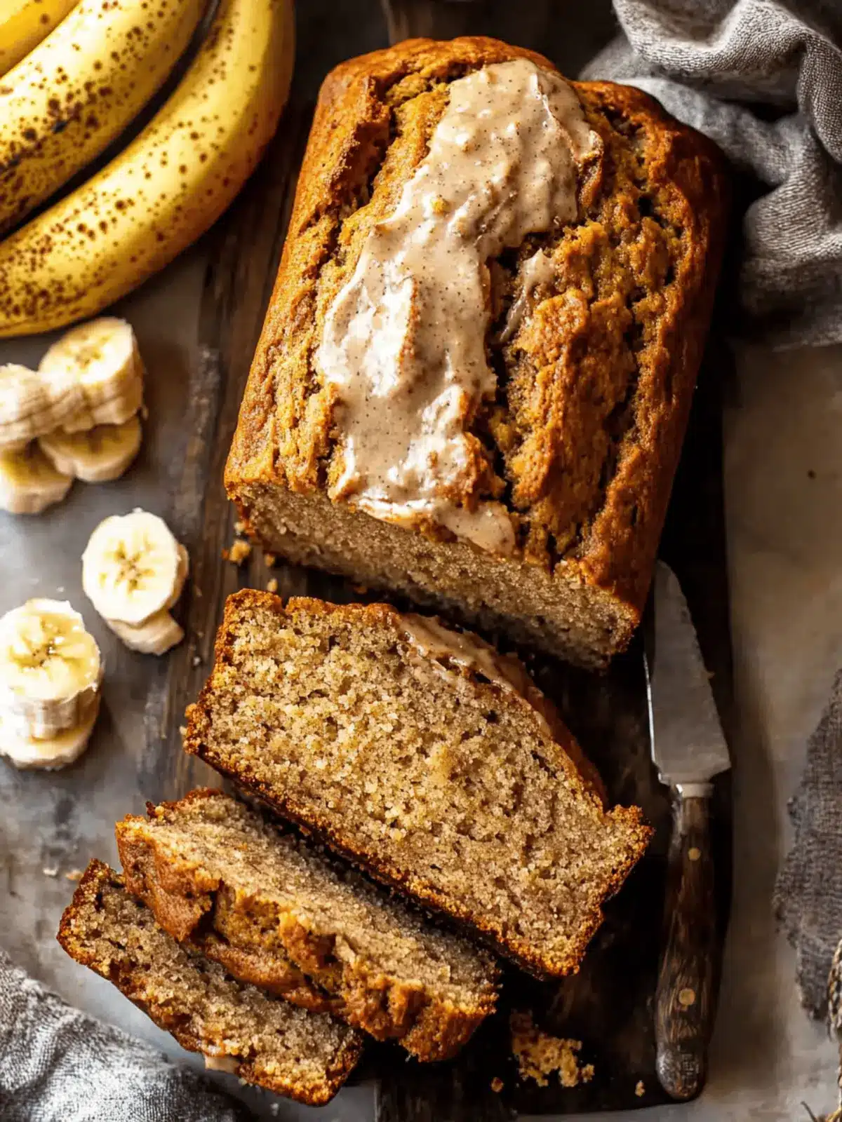 Maple Banana Bread with Nut Topping for Your Cozy Days 2 Maple Banana Bread