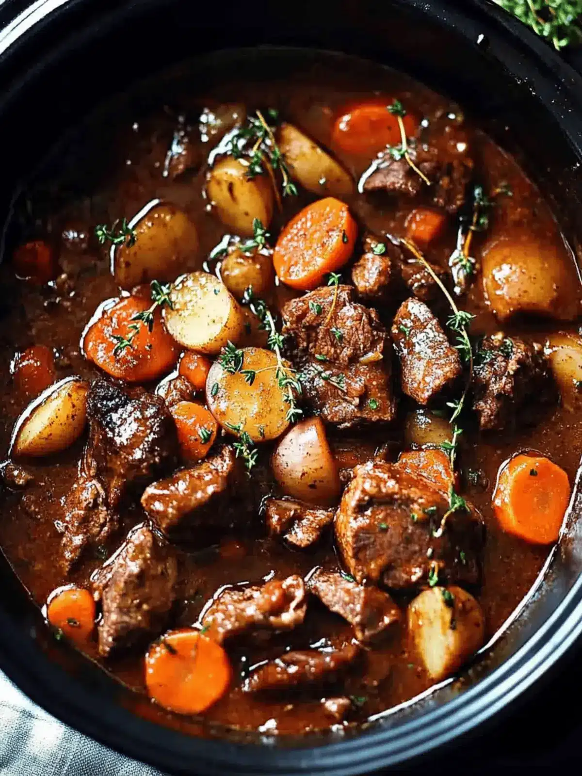 Slow Cooker Beef Bourguignon: Ultimate Comfort Food Delight 2 Slow Cooker Beef Bourguignon