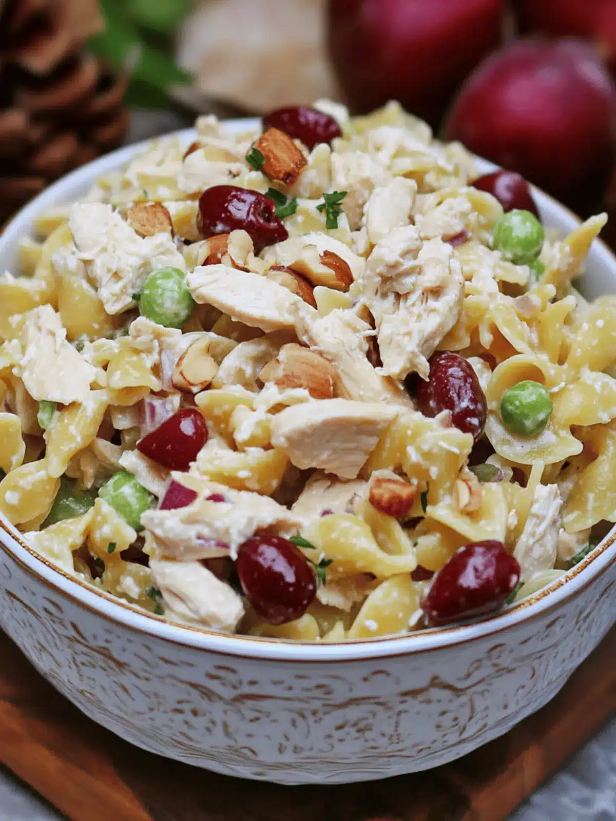 Waldorf Chicken Pasta Salad: A Flavorful Twist on Tradition 3 Waldorf Chicken Pasta Salad