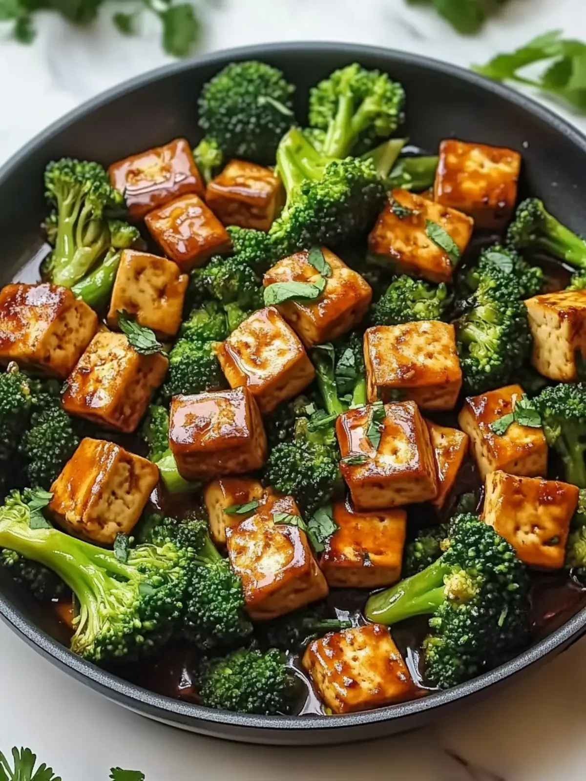 One-Pan Tofu and Broccoli: Quick, Crispy, and Full of Flavor 2 One-Pan Tofu and Broccoli