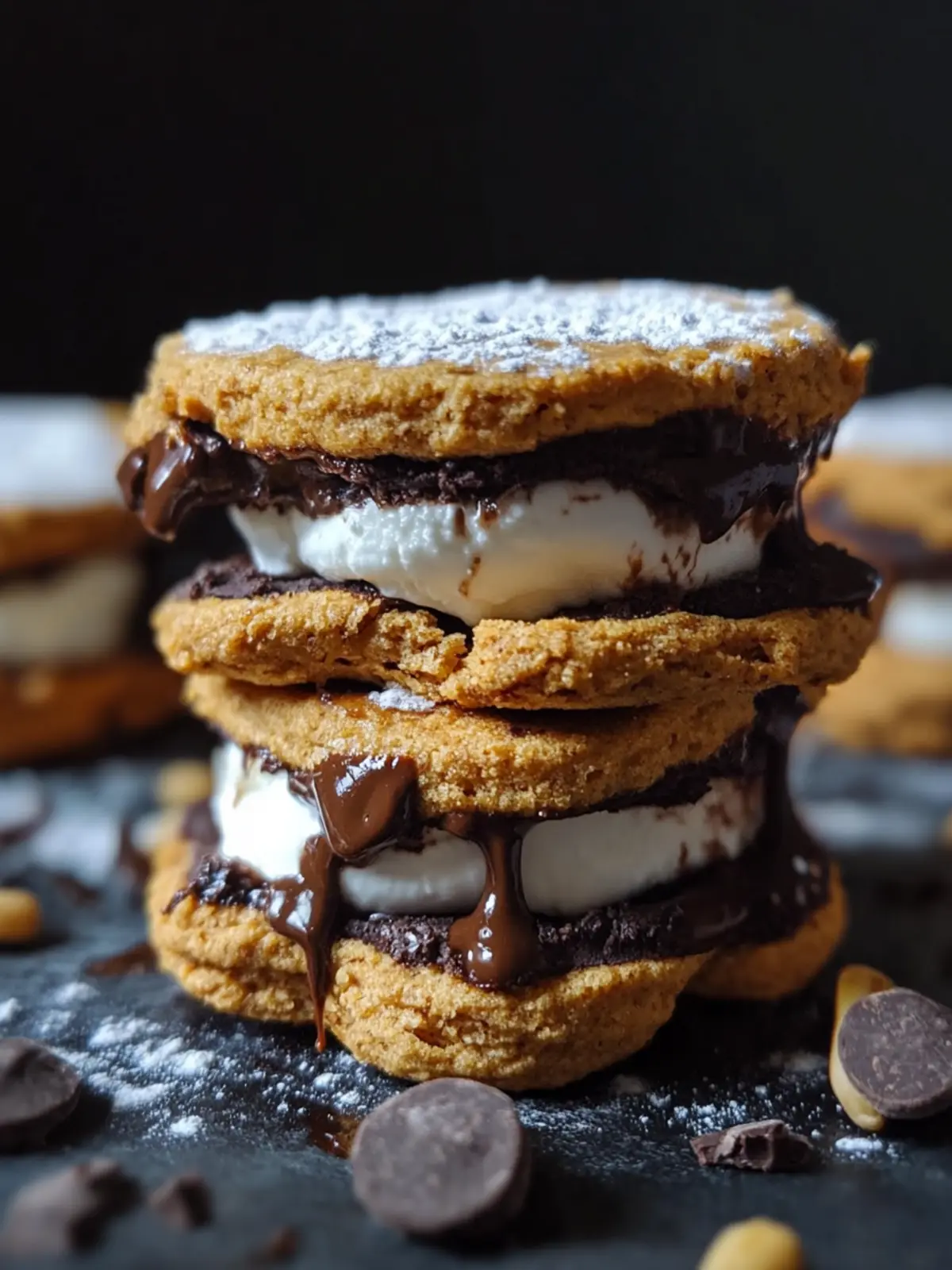 Peanut Butter Choc Chip S'mores for Quick Sweet Cravings 3 Peanut Butter Choc Chip S mores