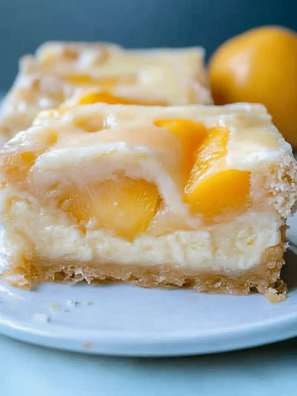 Irresistible Peaches and Cream Cheesecake Bars Recipe 4 Peaches and Cream Cheesecake Bars