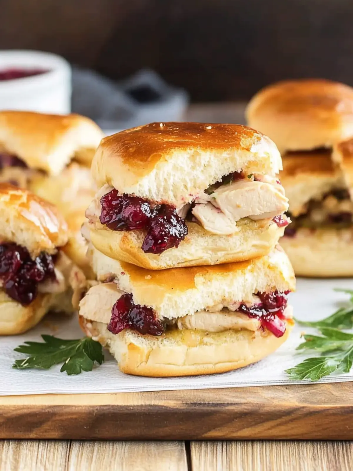Savory Turkey Cranberry Sliders to Wow Your Guests 4 Turkey Cranberry Sliders