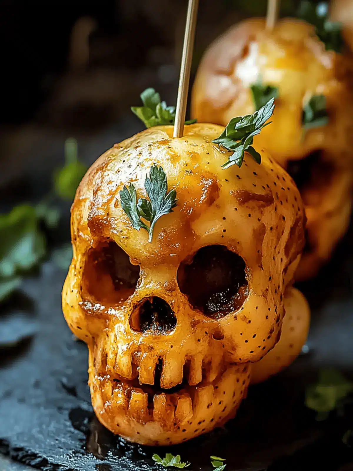 Spooky Skull Potatoes: Fun Halloween Treats to Impress Guests 3 Spooky Skull Potatoes