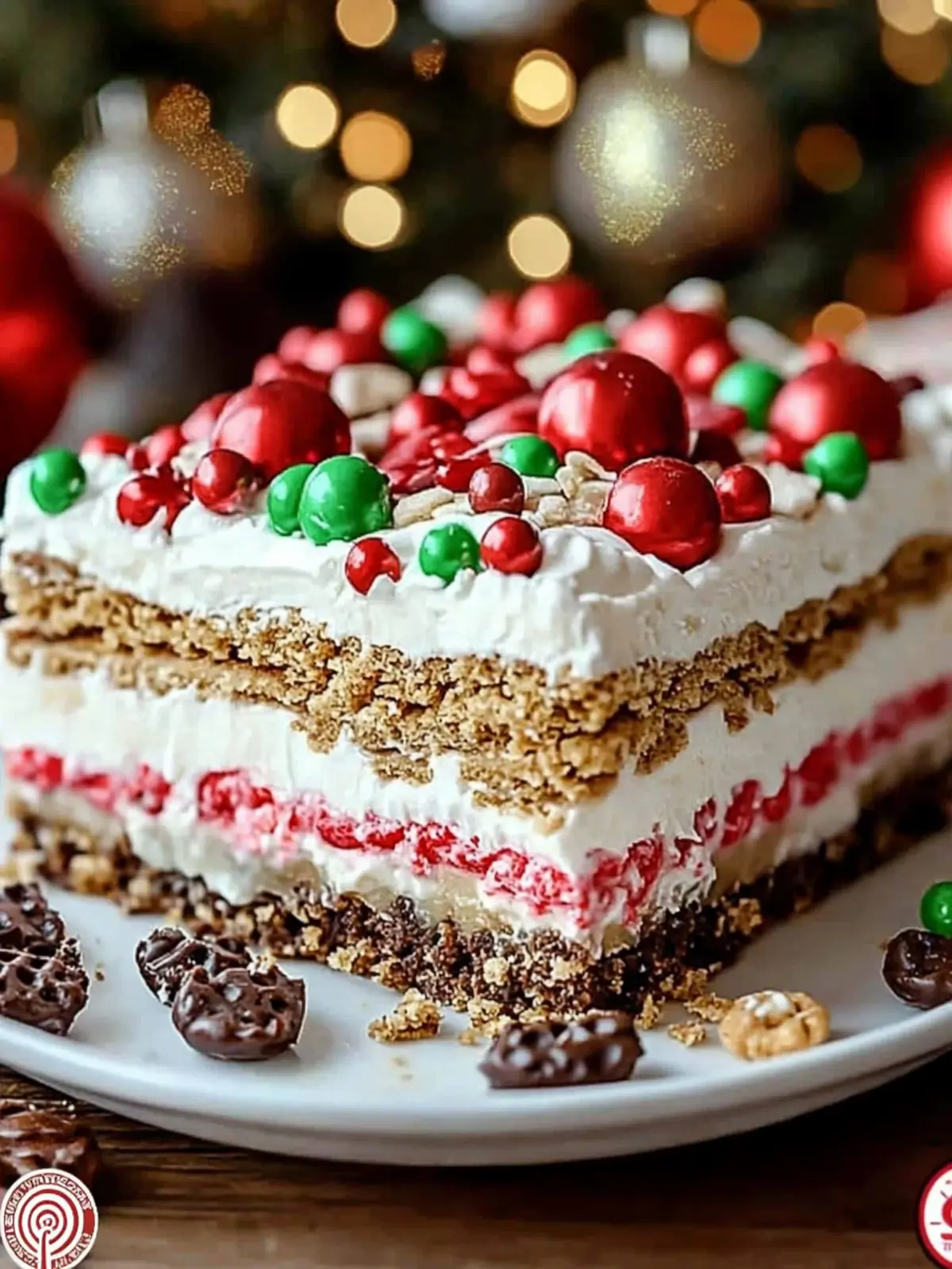 No-Bake Christmas Cookie Lasagna for Effortless Holiday Joy 4 No-Bake Christmas Cookie Lasagna