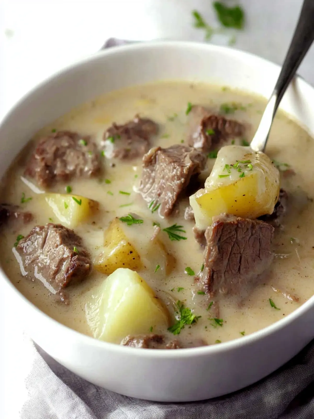 Creamy Steak & Potato Soup: Your New Cozy Comfort Classic 2 Creamy Steak & Potato Soup