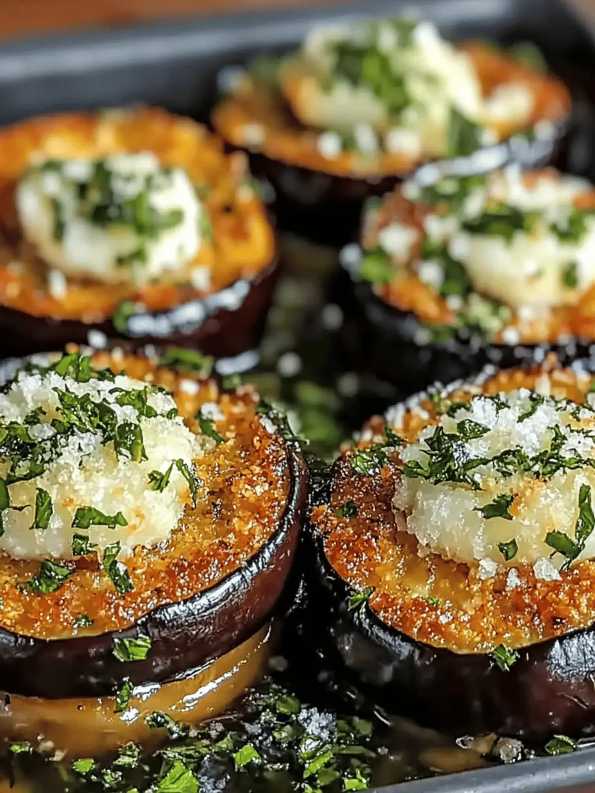 Garlic Herb Crusted Eggplant Slices: Crunchy & Guilt-Free Delight 2 Garlic Herb Crusted Eggplant Slices