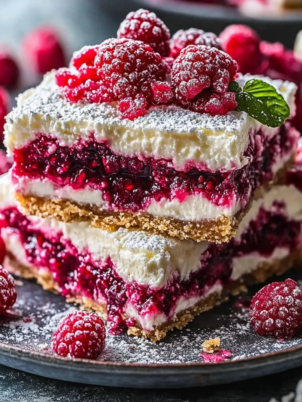Decadent Raspberry Cheesecake Bars for Sweet Summer Bliss 3 Raspberry Cheesecake Bars