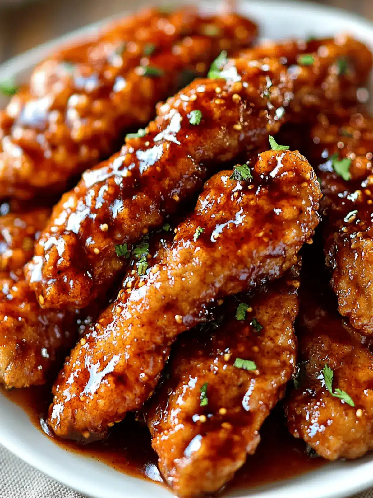 Sweet & Spicy Sticky Chicken Tenders Your Family Will Love 2 Sweet & Spicy Sticky Chicken Tenders